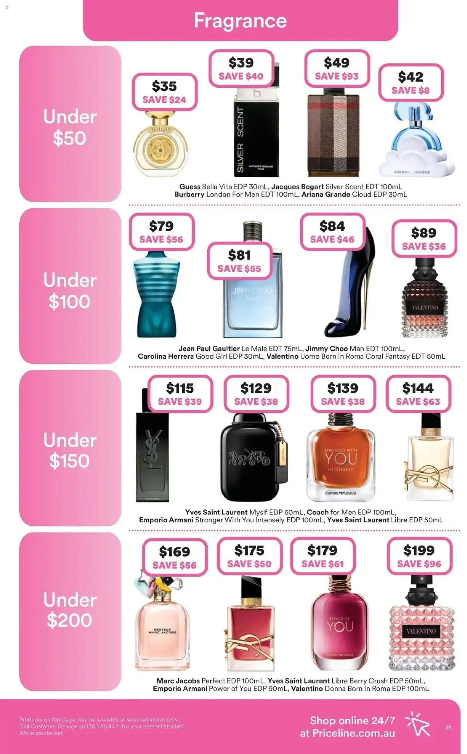Priceline Pharmacy catalogue - valid from 27/08/2026 | Page: 21 | Products: Fragrance, Burberry London