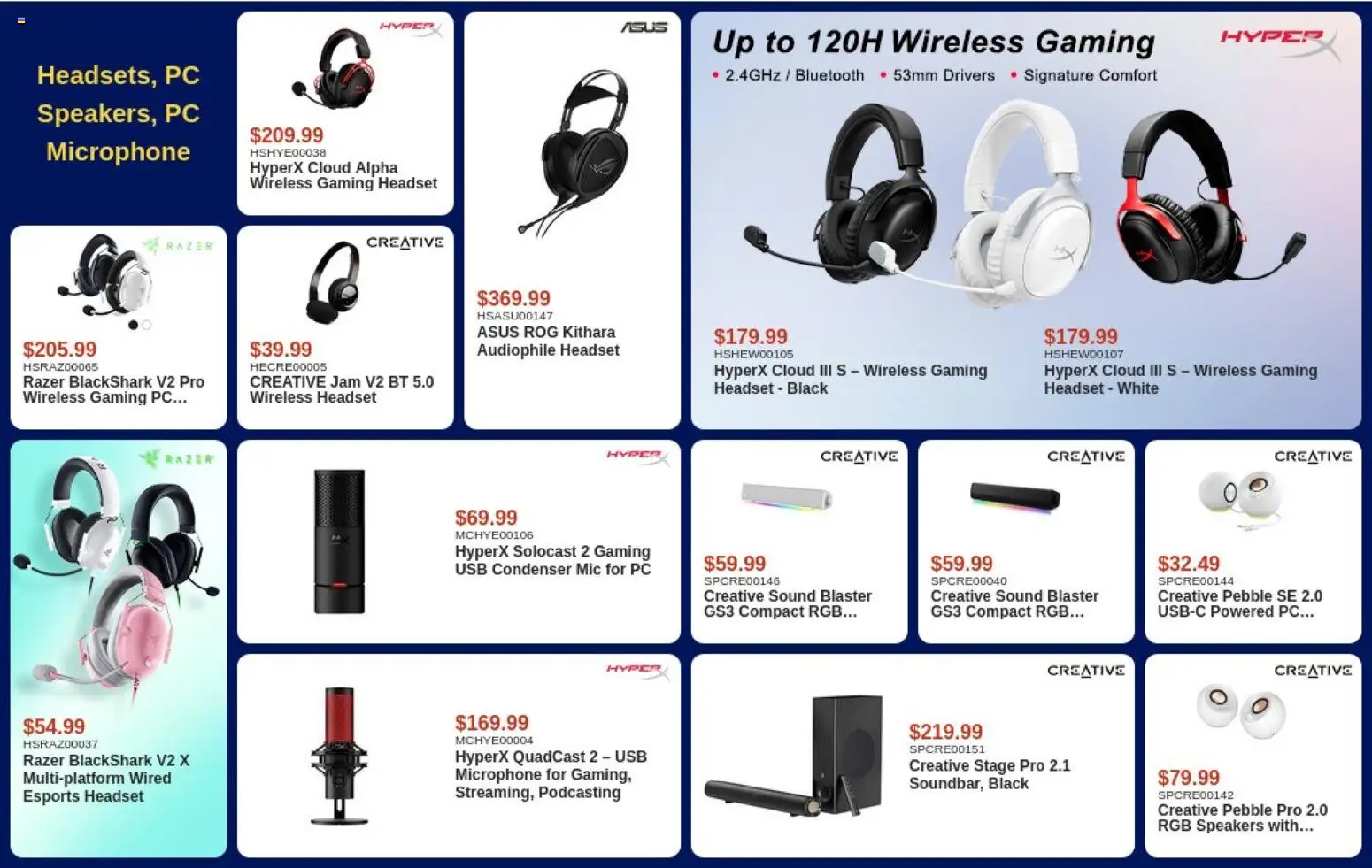 Canada Computers flyer valid from Sep 25, 2026 | Page: 8 | Products: PC, Microphone, Jam