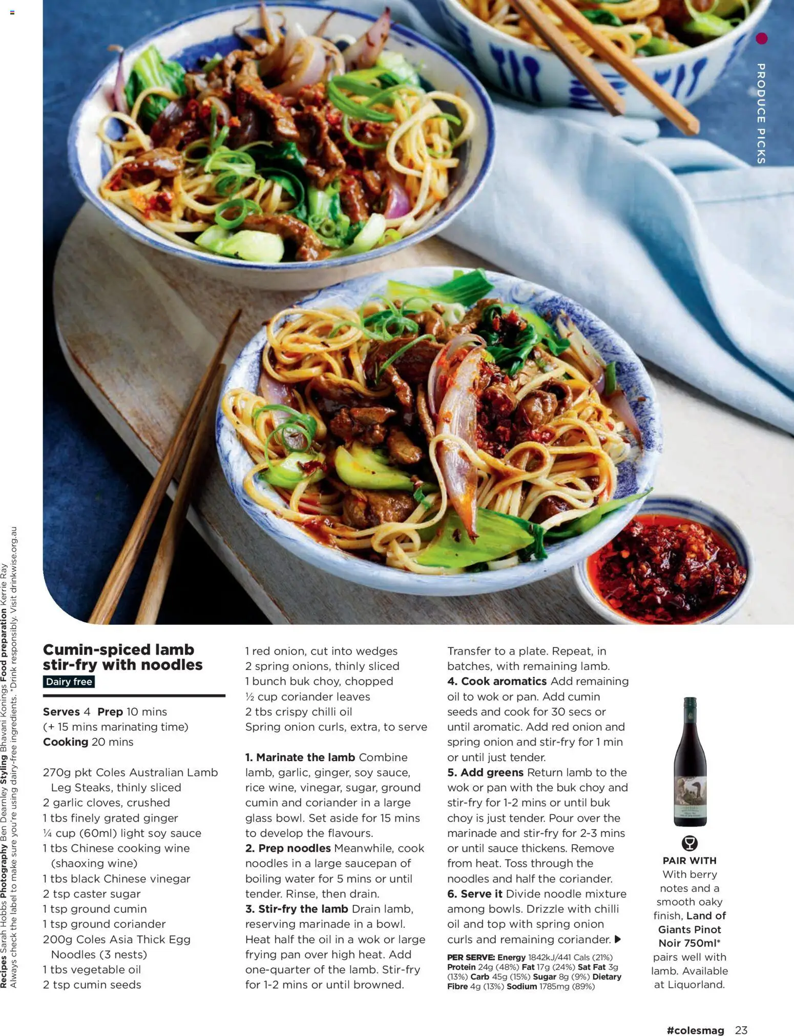 Coles catalogue - valid from 01/10/2026 | Page: 23 | Products: Food, Lamb, Onion, Vegetable oil