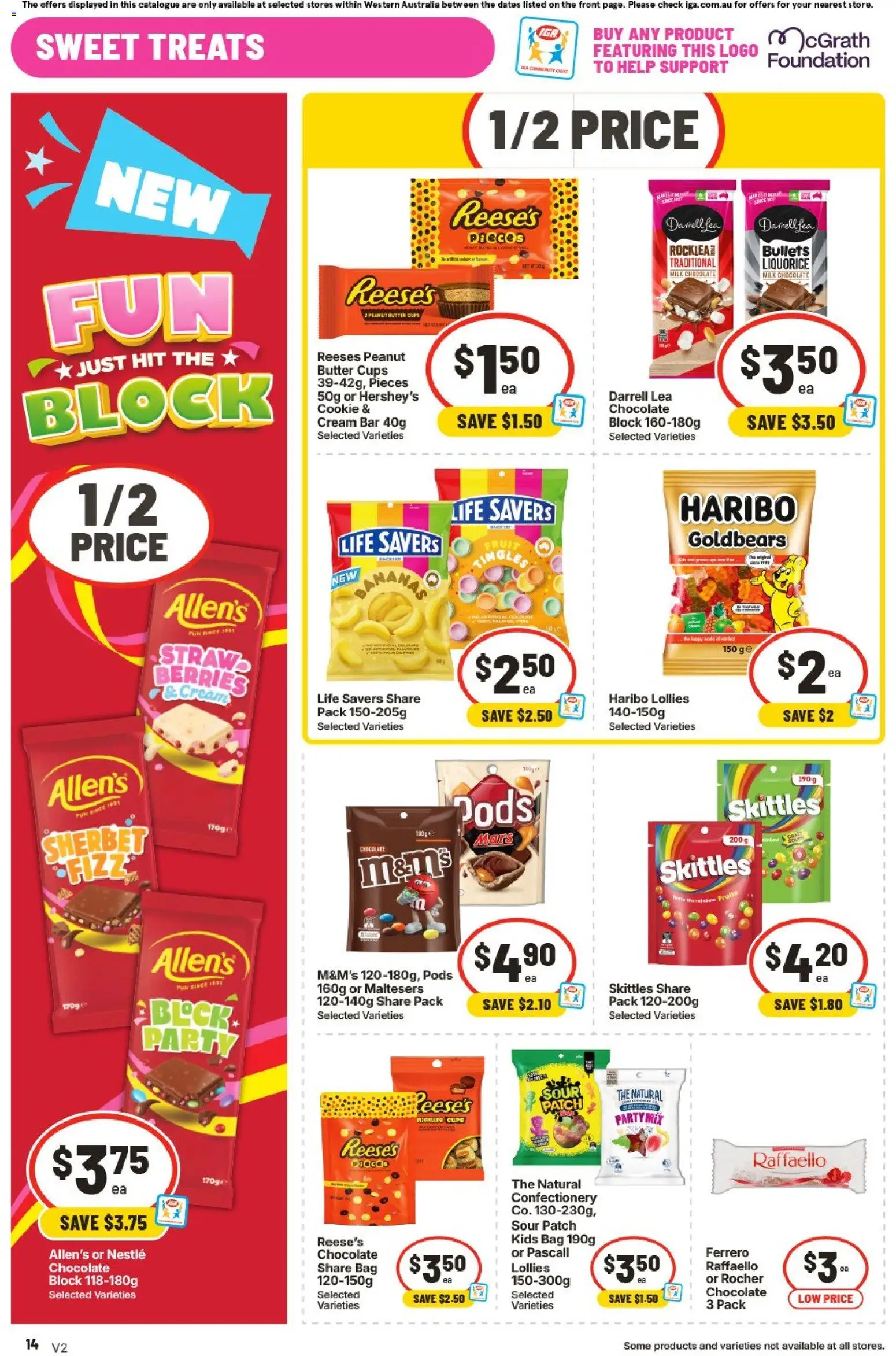 IGA catalogue - valid from 23/09/2026 | Page: 22 | Products: Chocolate, Raffaello, Foundation, Chocolate cream