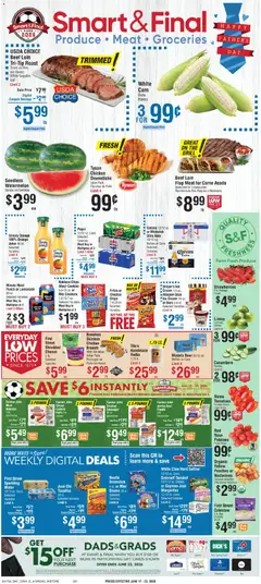 Preview of Smart & Final weekly ads valid from 17.06.2026