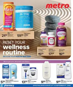 Preview of Metro flyer - Pharmacy Digital Specialty Flyer from shop Metro valid from Aug 27, 2026