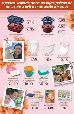 Tauste ofertas Especial Dia Das Mães - Pré-Visualização do folheto da loja Tauste, válido de 28.04.2026 | Página: 6 | Produtos: Porta, Maiô, Livro