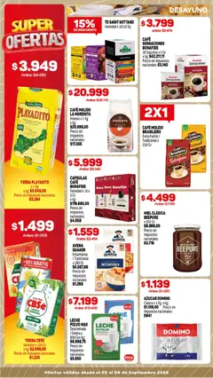 Vista previa Makro Ofertas válido desde el 03/09/2026 | Página: 8 | Productos: Mate, Miel, Cápsulas, Café