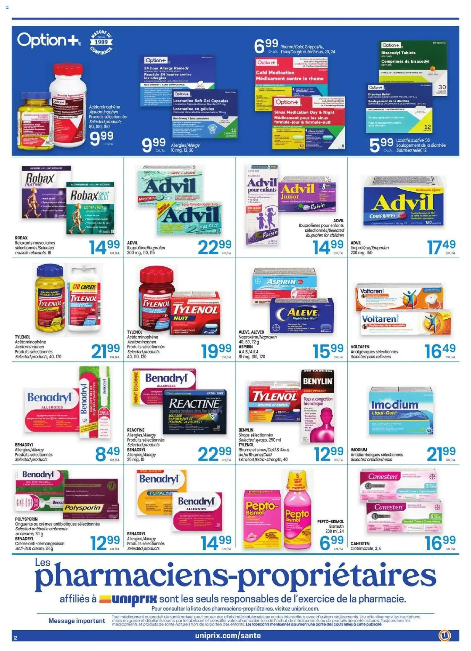 Uniprix flyer valid from Jul 16, 2026 | Page: 2
