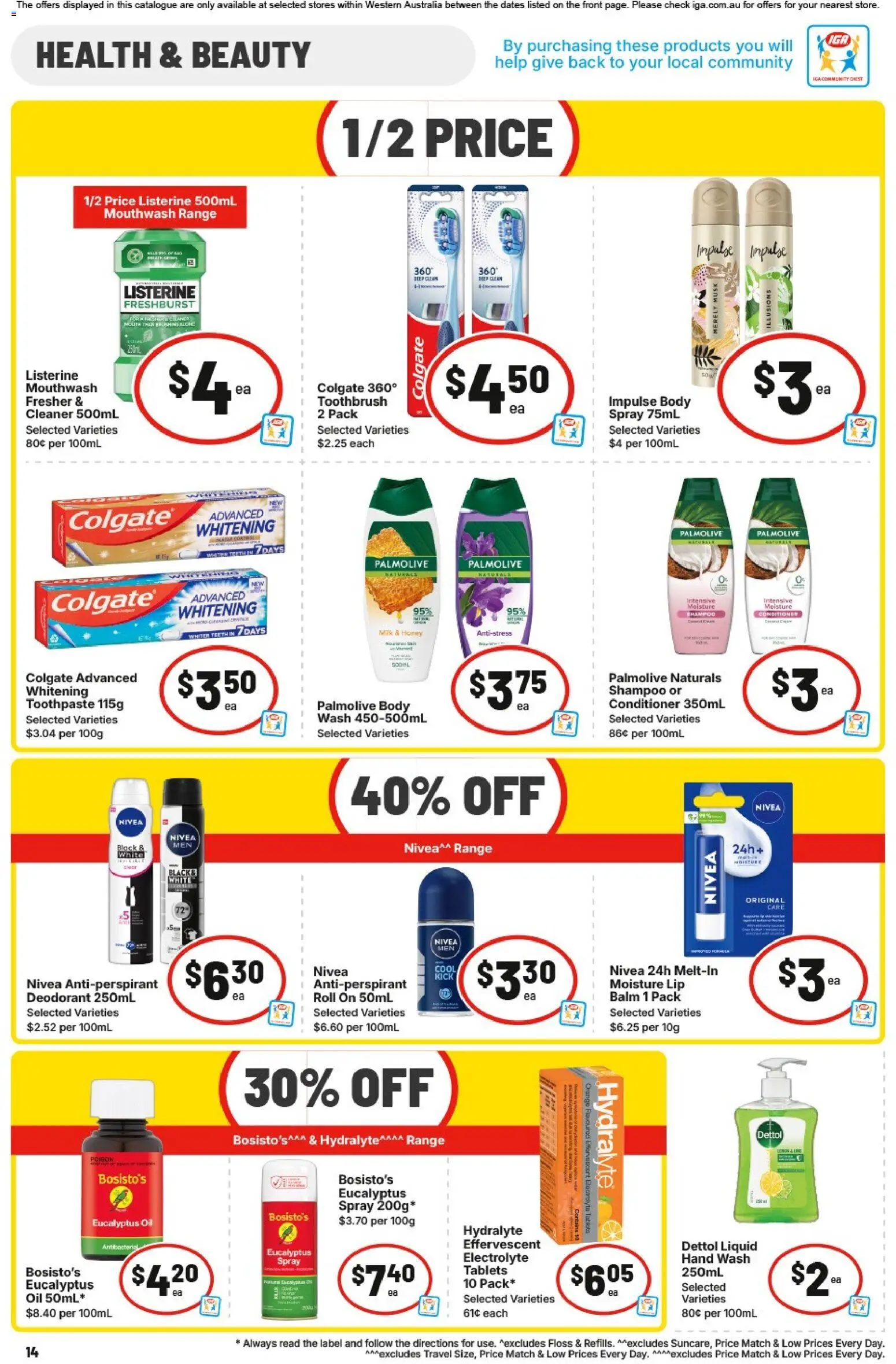 IGA catalogue - valid from 17.06.2026 | Page: 14 | Products: Conditioner, Oil, Honey, Toothbrush