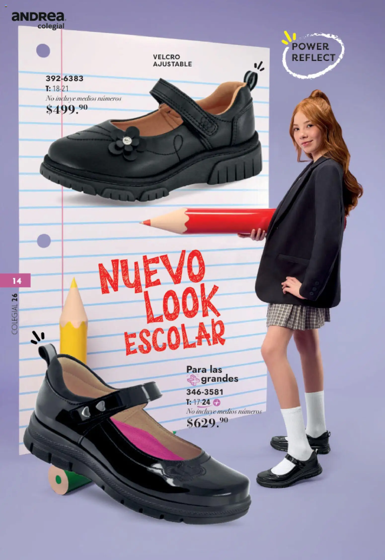 Nuevas ofertas de Andrea válidas en toda la República Mexicana desde el 23/05/2026. ¡Encuentra las mejores ofertas en Andrea catálogo Colegial! | Página: 14