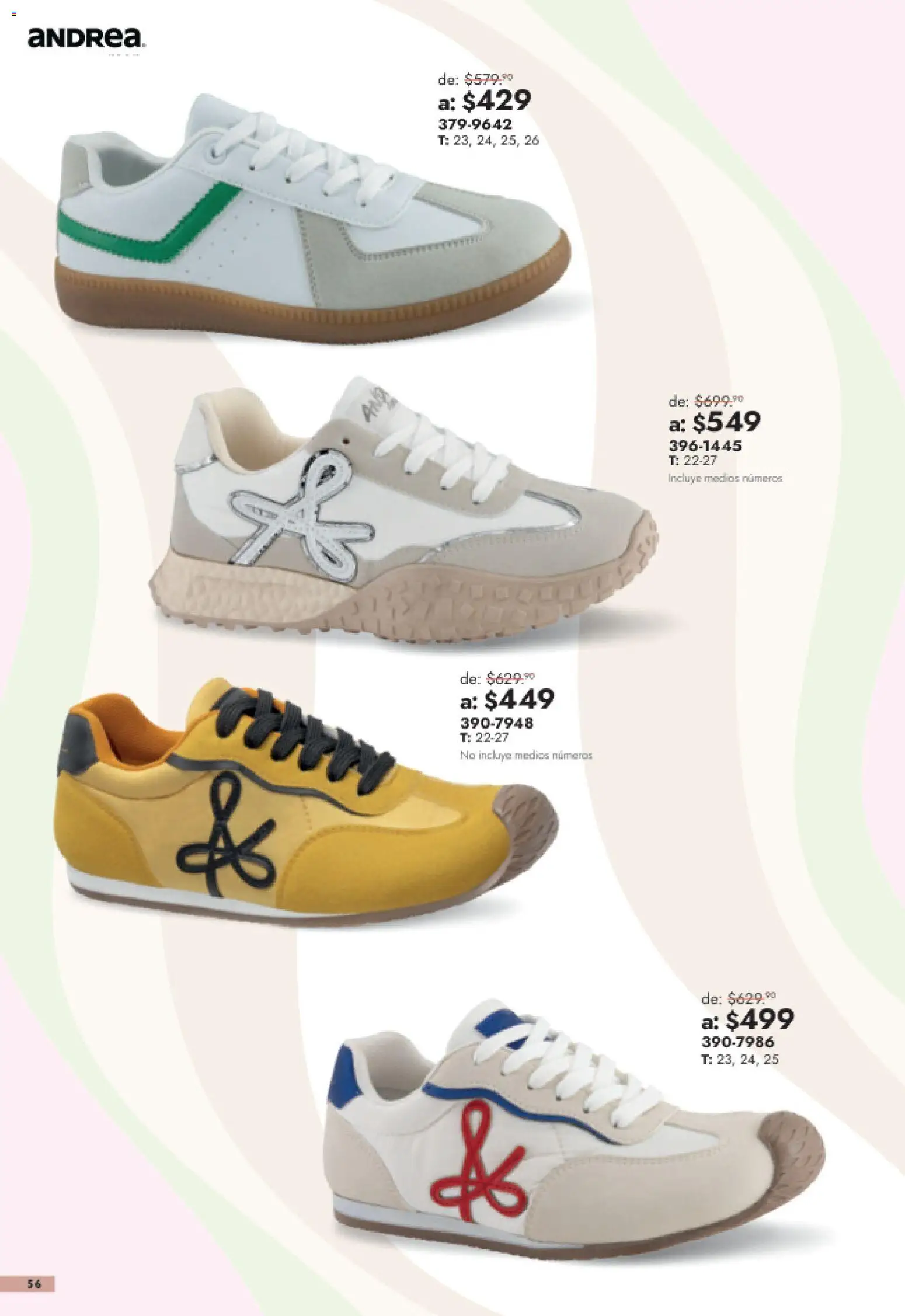 Nuevas ofertas de Andrea válidas en toda la República Mexicana desde el 26/07/2026. ¡Encuentra las mejores ofertas en Andrea catálogo Outlet! | Página: 56