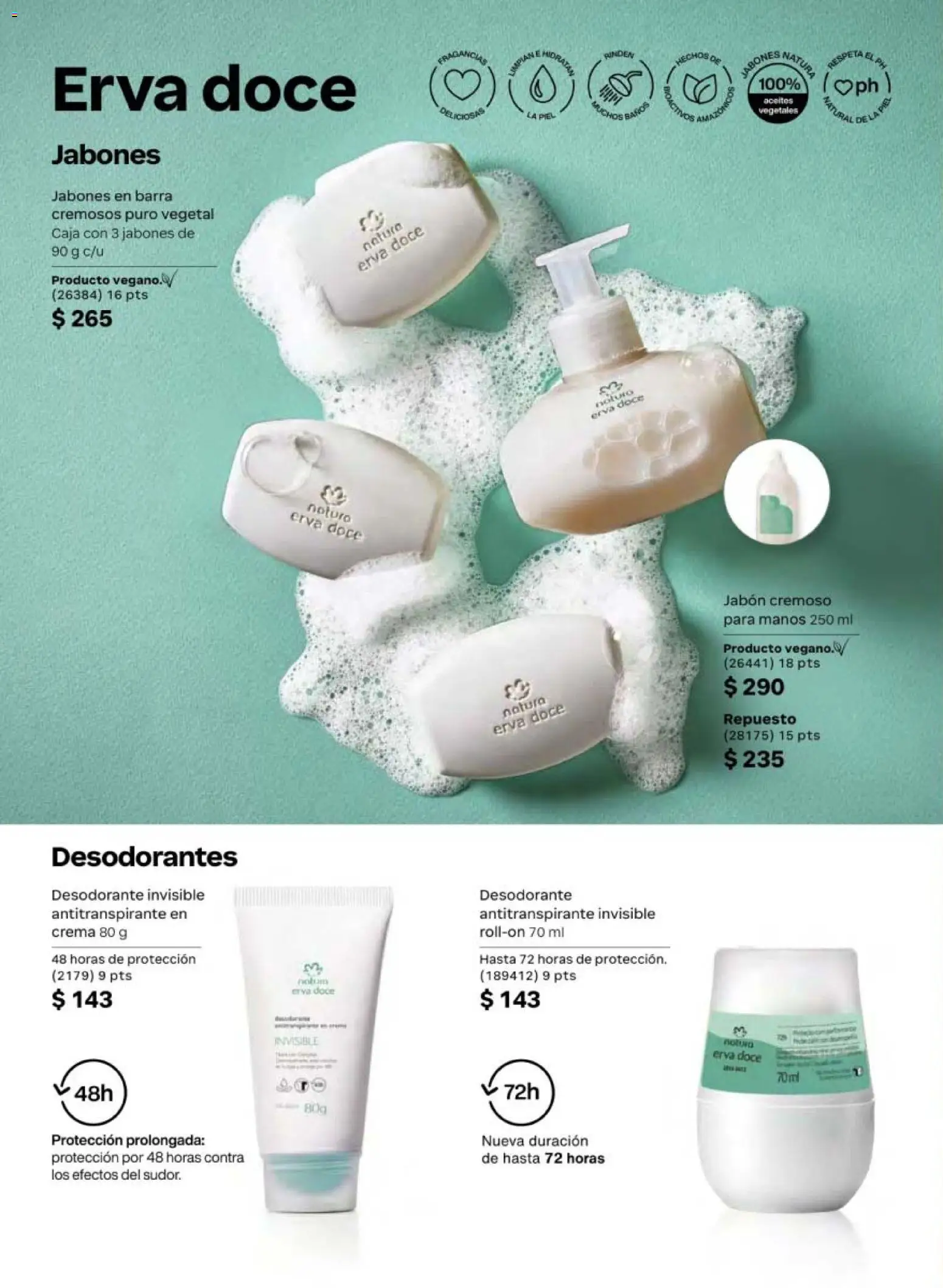 Nuevas ofertas de Natura válidas en toda la República Mexicana desde el 08.05.2026. ¡Encuentra las mejores ofertas en Natura campaña 8 2026! | Página: 150 | Productos: Desodorante, Crema, Barra, Caja
