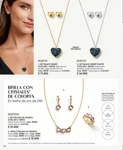 Catálogo Ésika Campaña 11 válido desde el 15.06.2026 | Página: 102 | Productos: Baño, Collar, Aros, Anillo