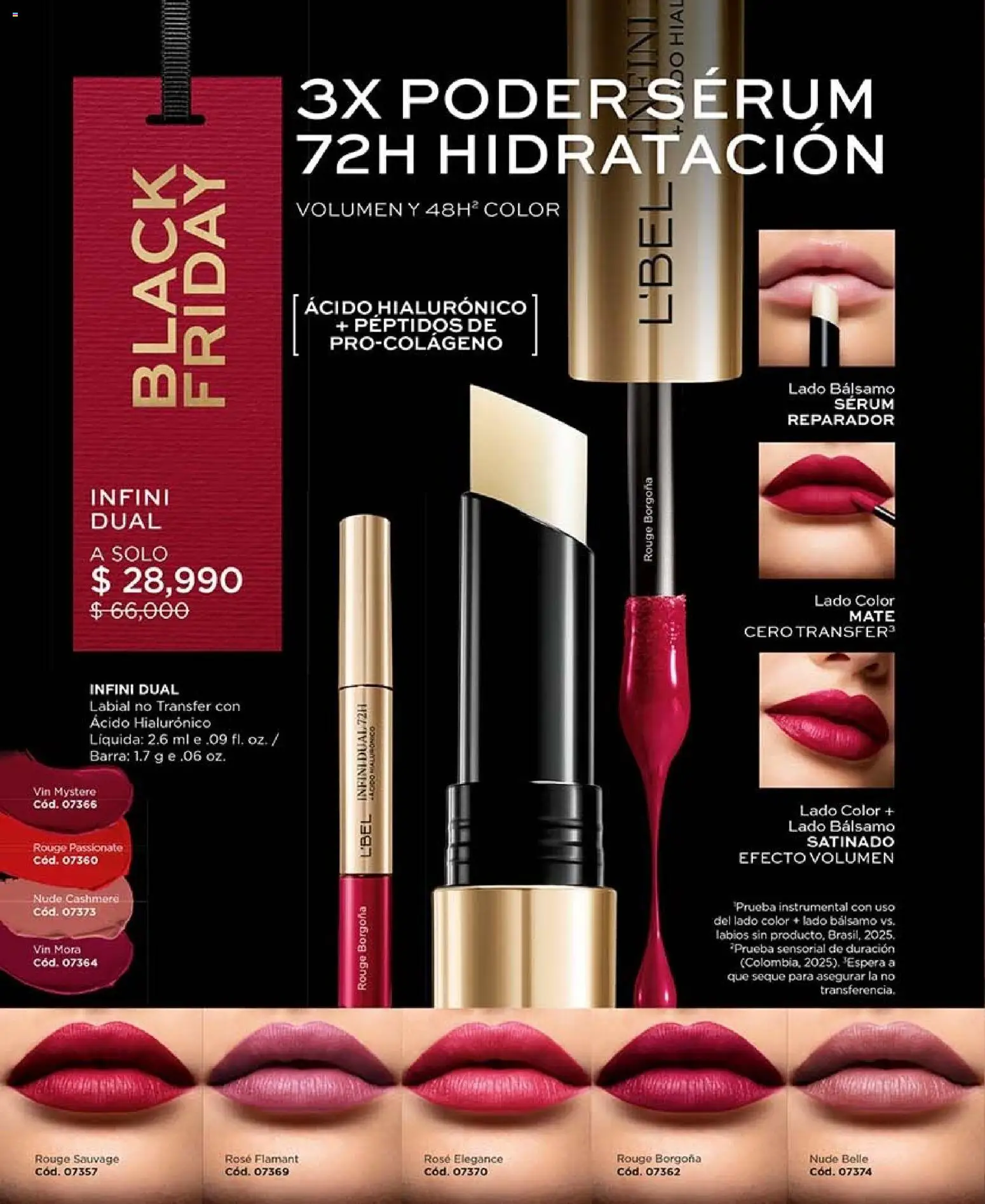 L'Bel revista - valida desde el 30/10/2026 | Página: 28 | Productos: Bálsamo, Serum, Mora