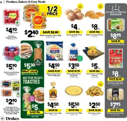 Preview of Drakes catalogue - valid from 01/07/2026 | Page: 4 | Products: Bread, Pasta, Garlic, Bakery