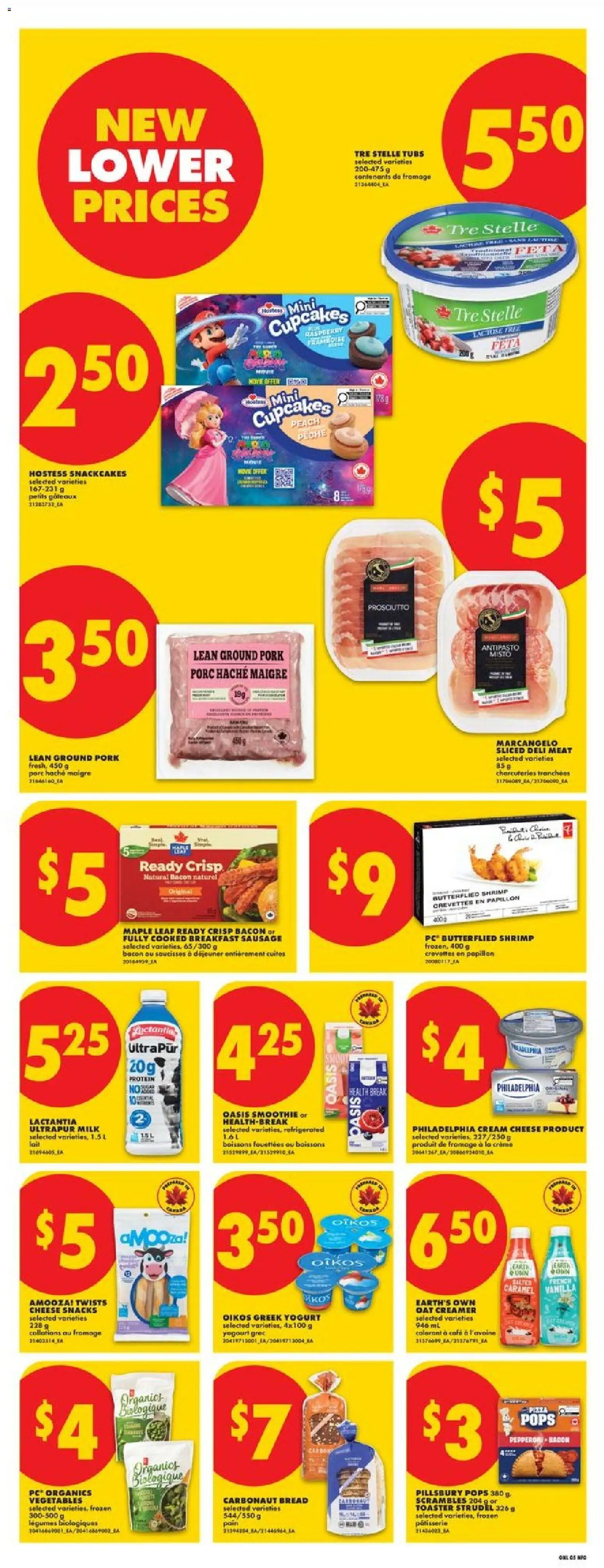 No Frills flyer valid from 07.05.2026 | Page: 9 | Products: Cream, Toaster, Cheese, Yogurt