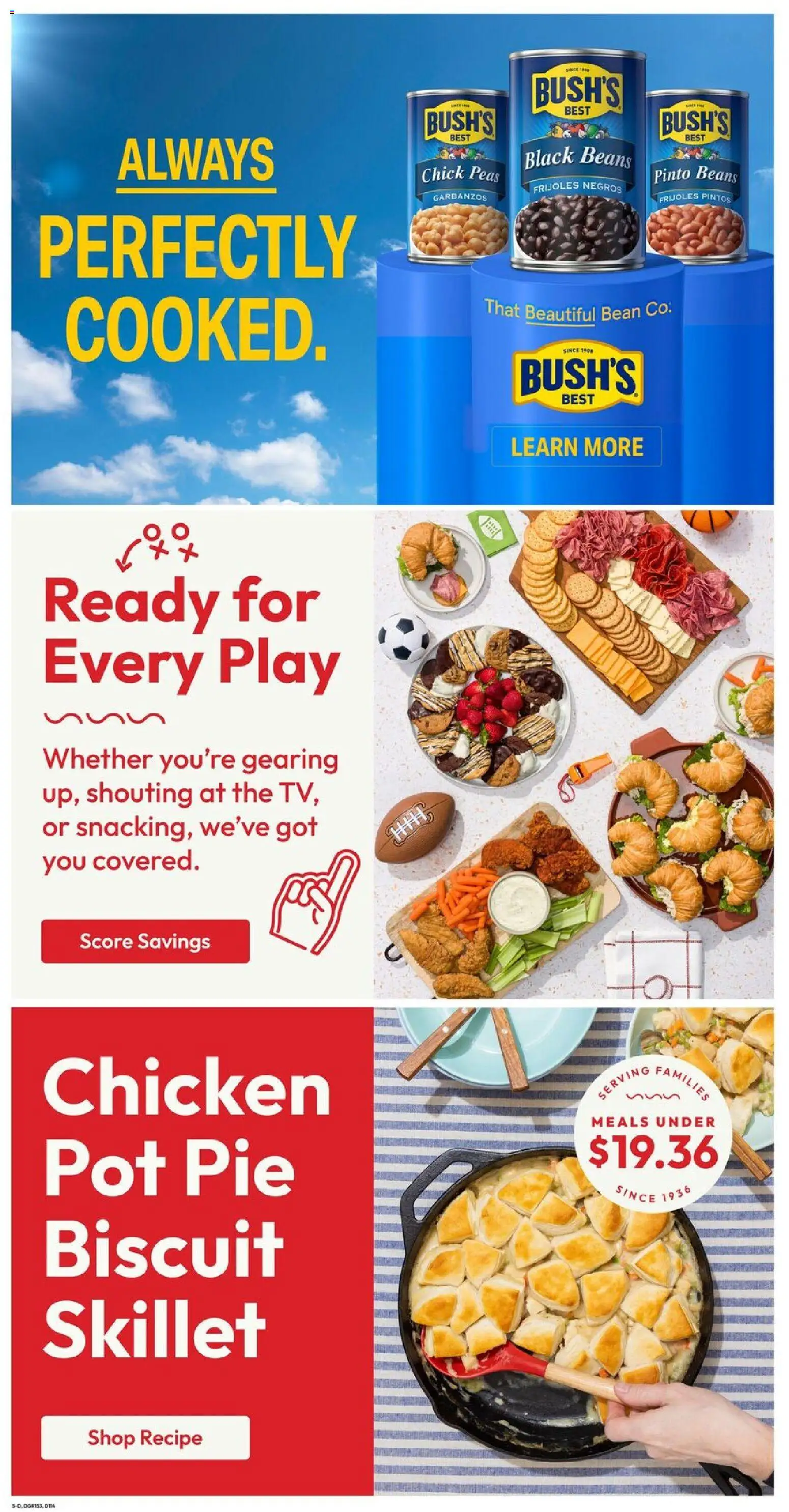 Stater Bros Weekly Ad - valid from 09/16/2026 | Page: 5 | Products: Skillet, Chicken, Beans