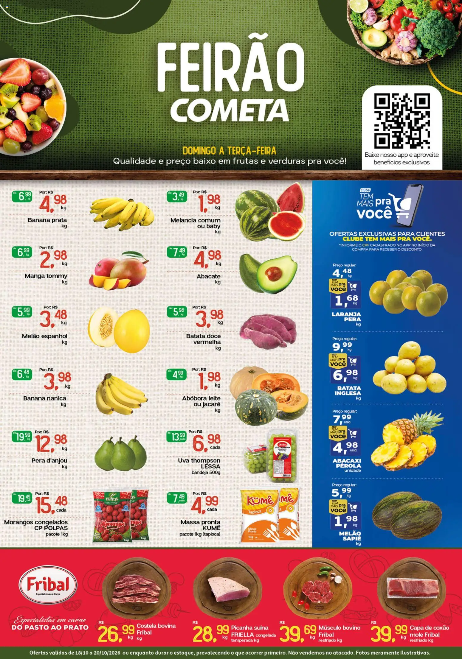 Cometa Supermercados Folheto - válido de 18/10/2026 | Página: 1