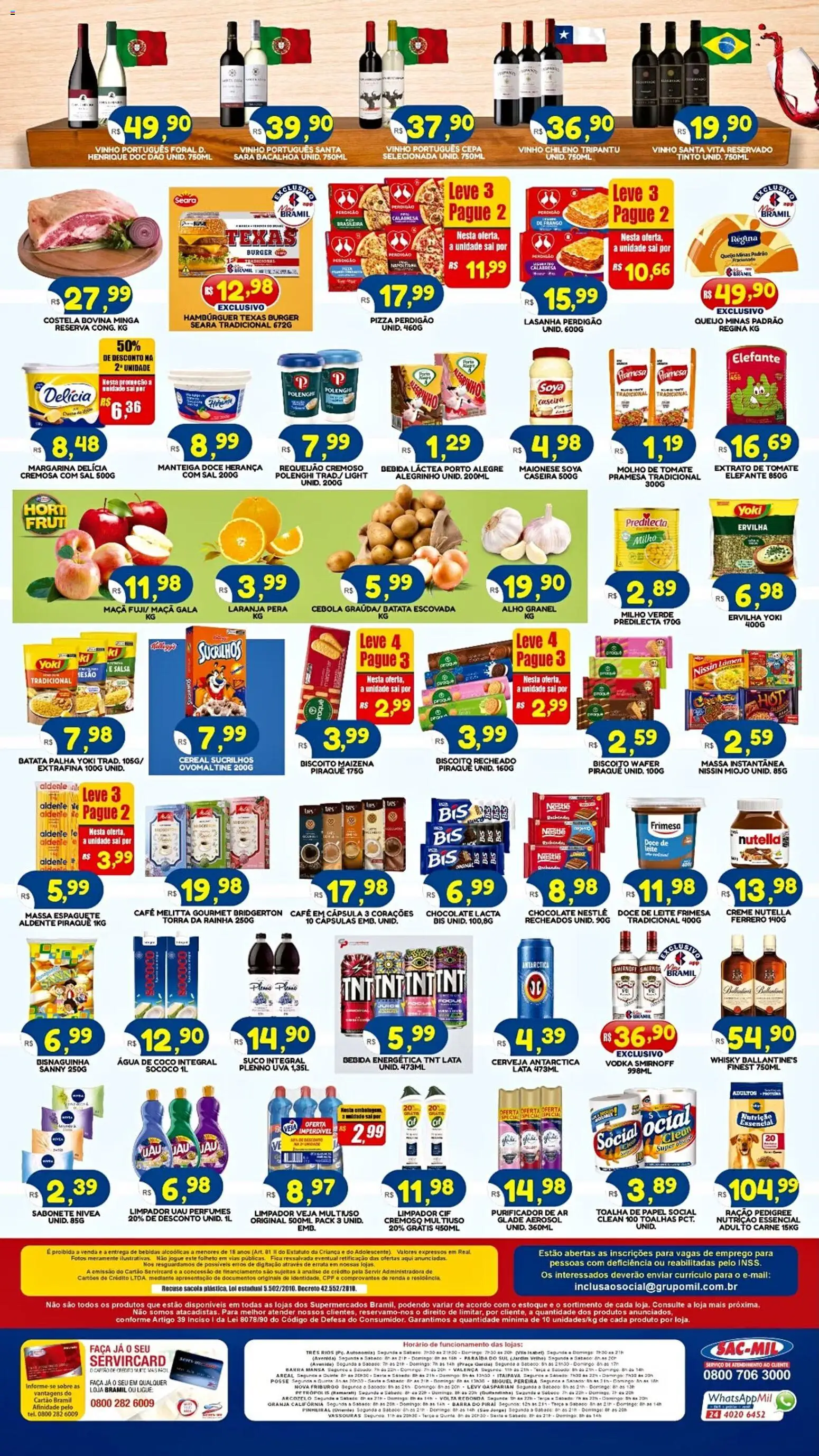 Bramil Supermercados Folheto - válido de 05.06.2026 | Página: 2 | Produtos: Coco, Suco, Massa, Lasanha