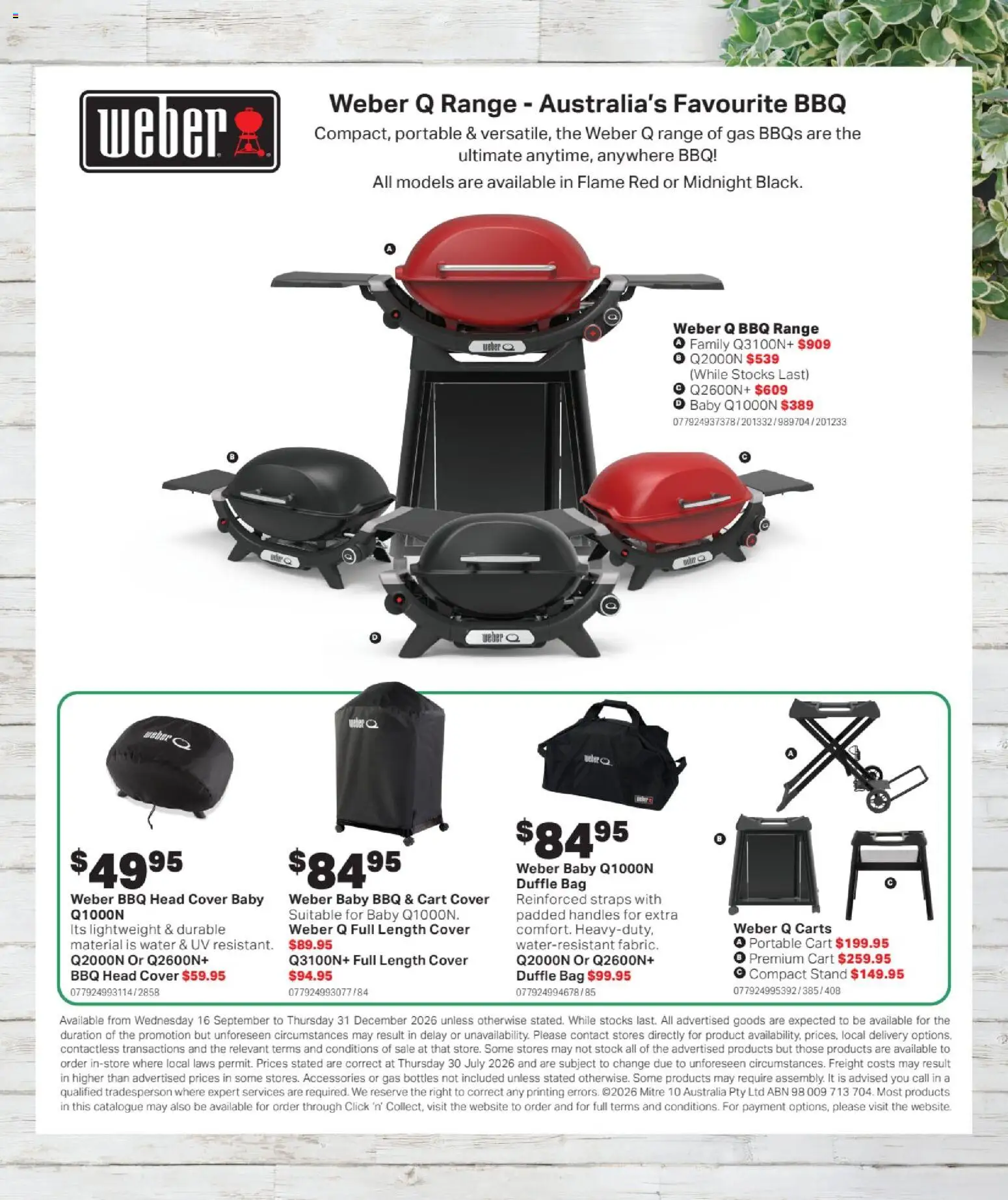 Mitre 10 catalogue - valid from 16/09/2026 | Page: 27 | Products: Cart, Water, Accessories, Portable