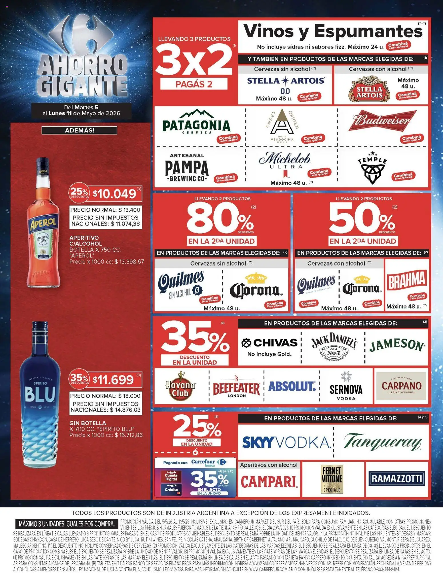 Carrefour Market catálogo │ válido desde el 05.05.2026 | Página: 9 | Productos: Caso, Banco, Sobre, Gin