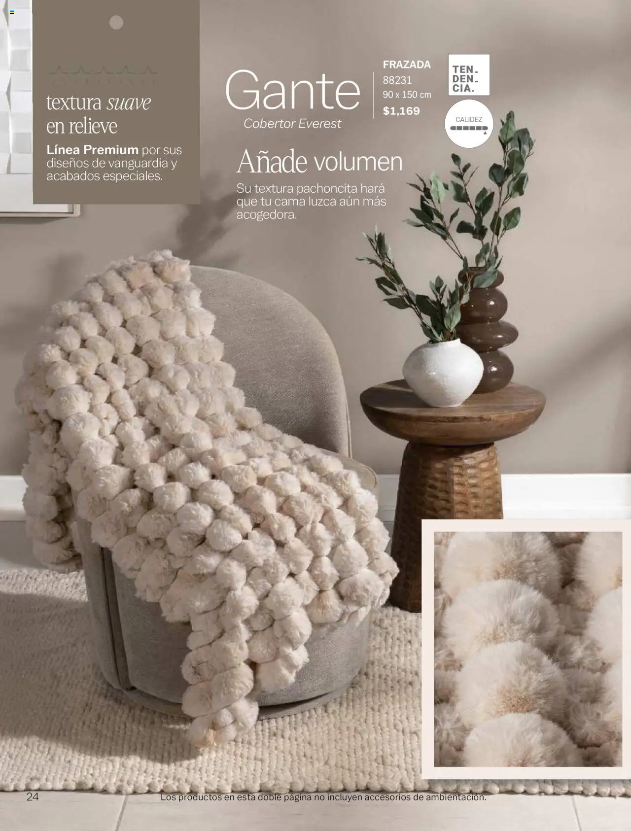 Nuevas ofertas de Vianney válidas en toda la República Mexicana desde el 15/08/2025. ¡Encuentra las mejores ofertas en Vianney - Catálogo Invierno! | Página: 26 | Productos: Cobertor, Cama