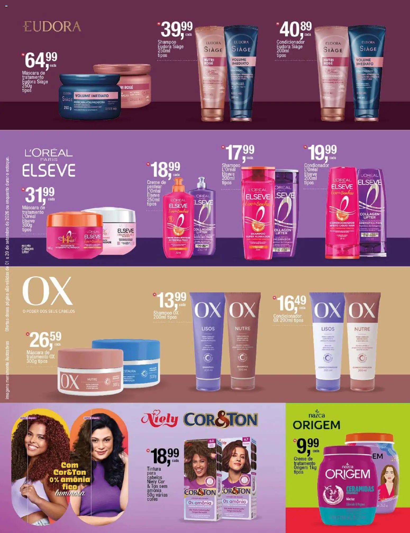 Frangolândia Folheto - válido de 01/09/2026 | Página: 4 | Produtos: Shampoo, Condicionador, Creme
