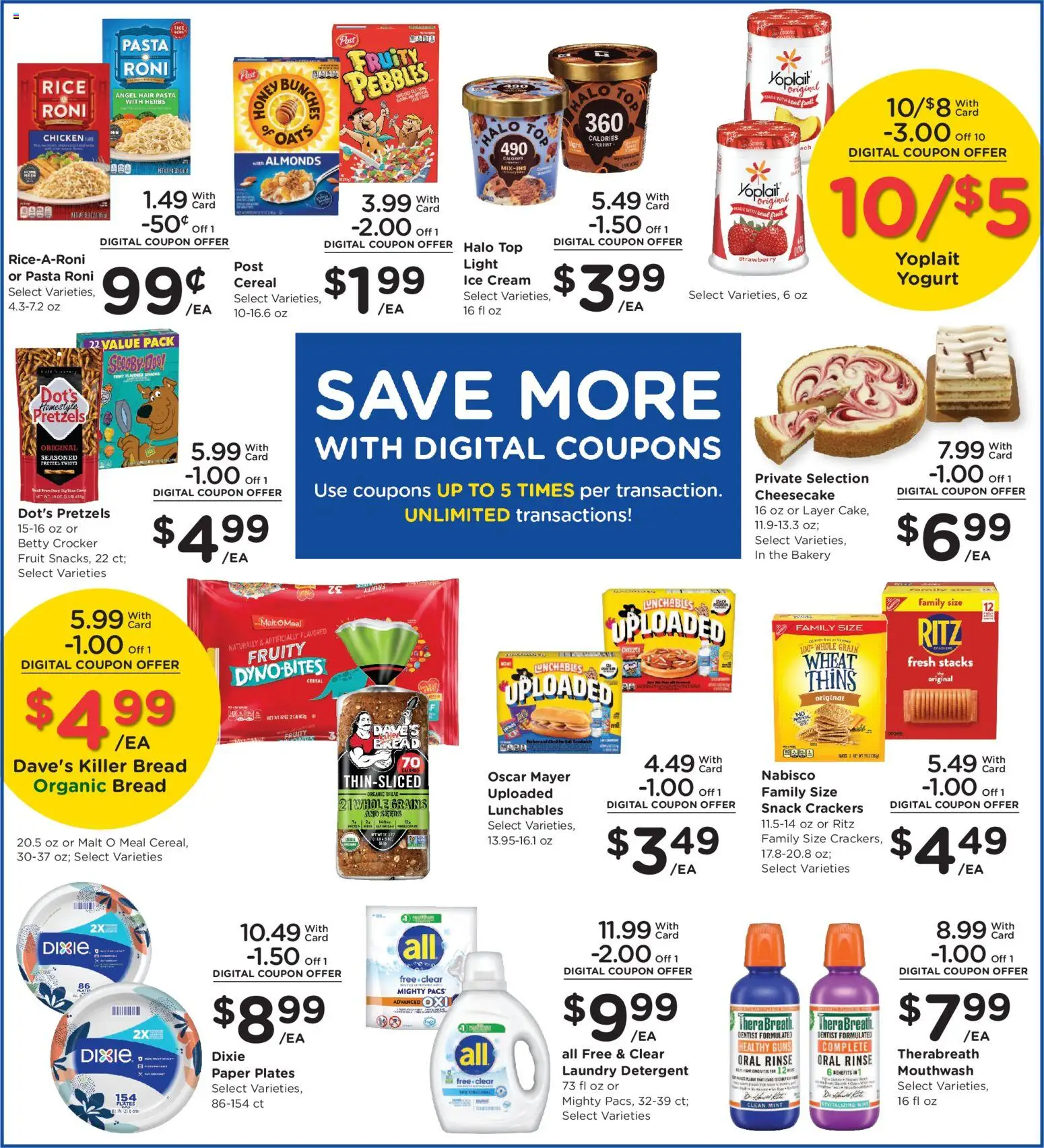 Fry's Food Weekly Ad - valid from 07/15/2026 | Page: 8 | Products: Mouthwash, Detergent, Cream, Cheesecake