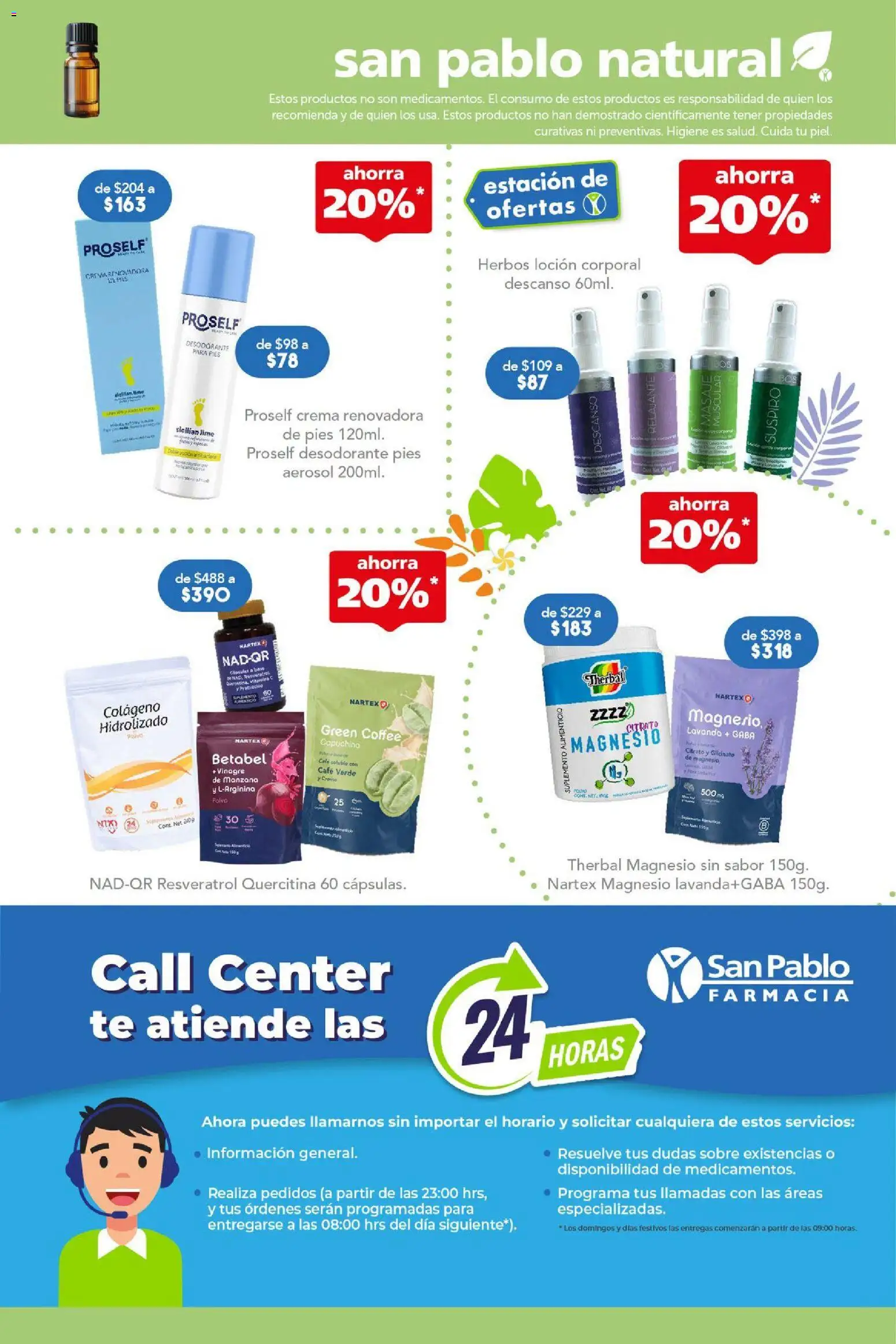 Nuevas ofertas de Farmacia San Pablo válidas en toda la República Mexicana desde el 12/07/2026. ¡Encuentra las mejores ofertas en Farmacia San Pablo catálogo! | Página: 8 | Productos: Vinagre, Manzana, Polvo, Sobre