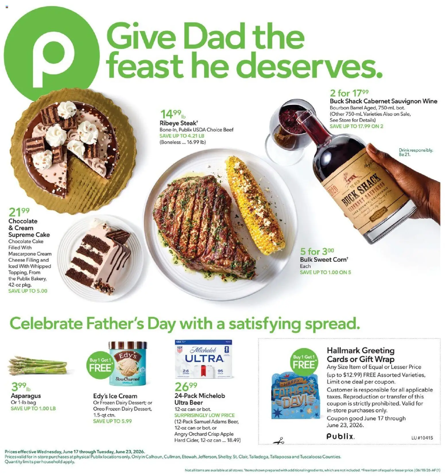 Publix Weekly Ad - valid from 17.06.2026 | Page: 1