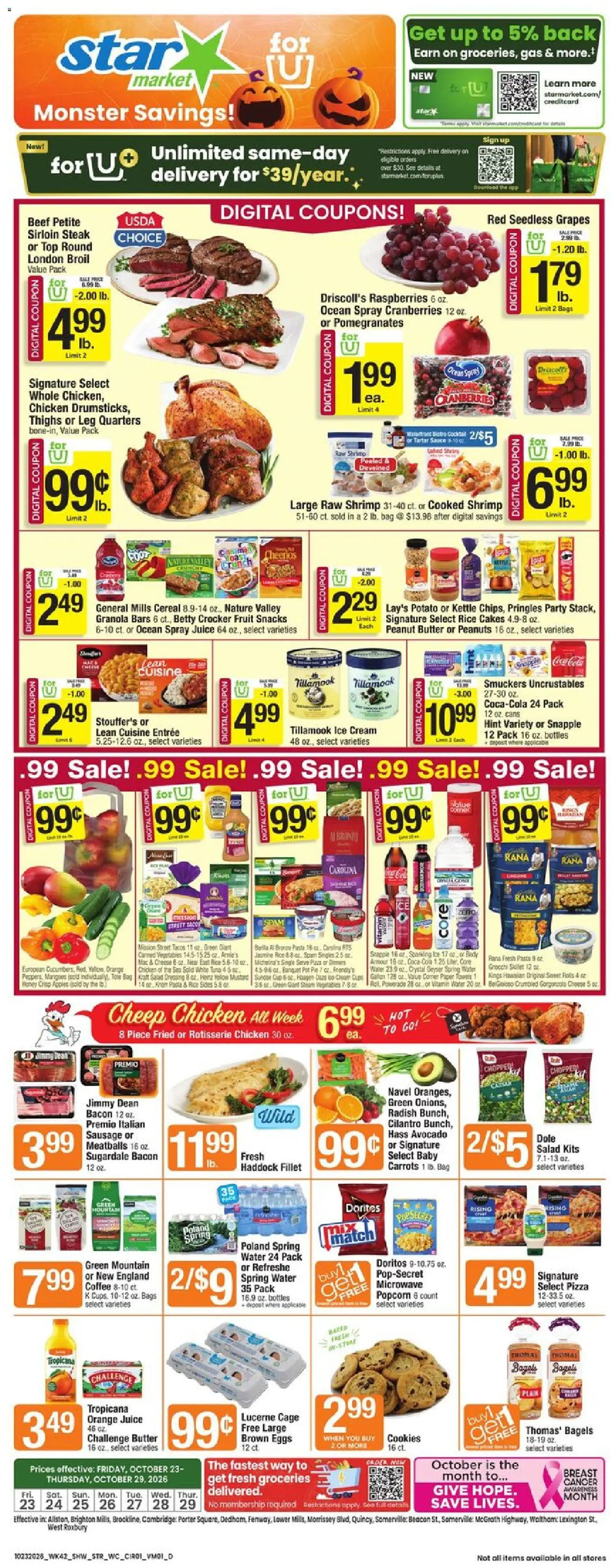 Star Market Weekly Ad - valid from 10/23/2026 | Page: 1