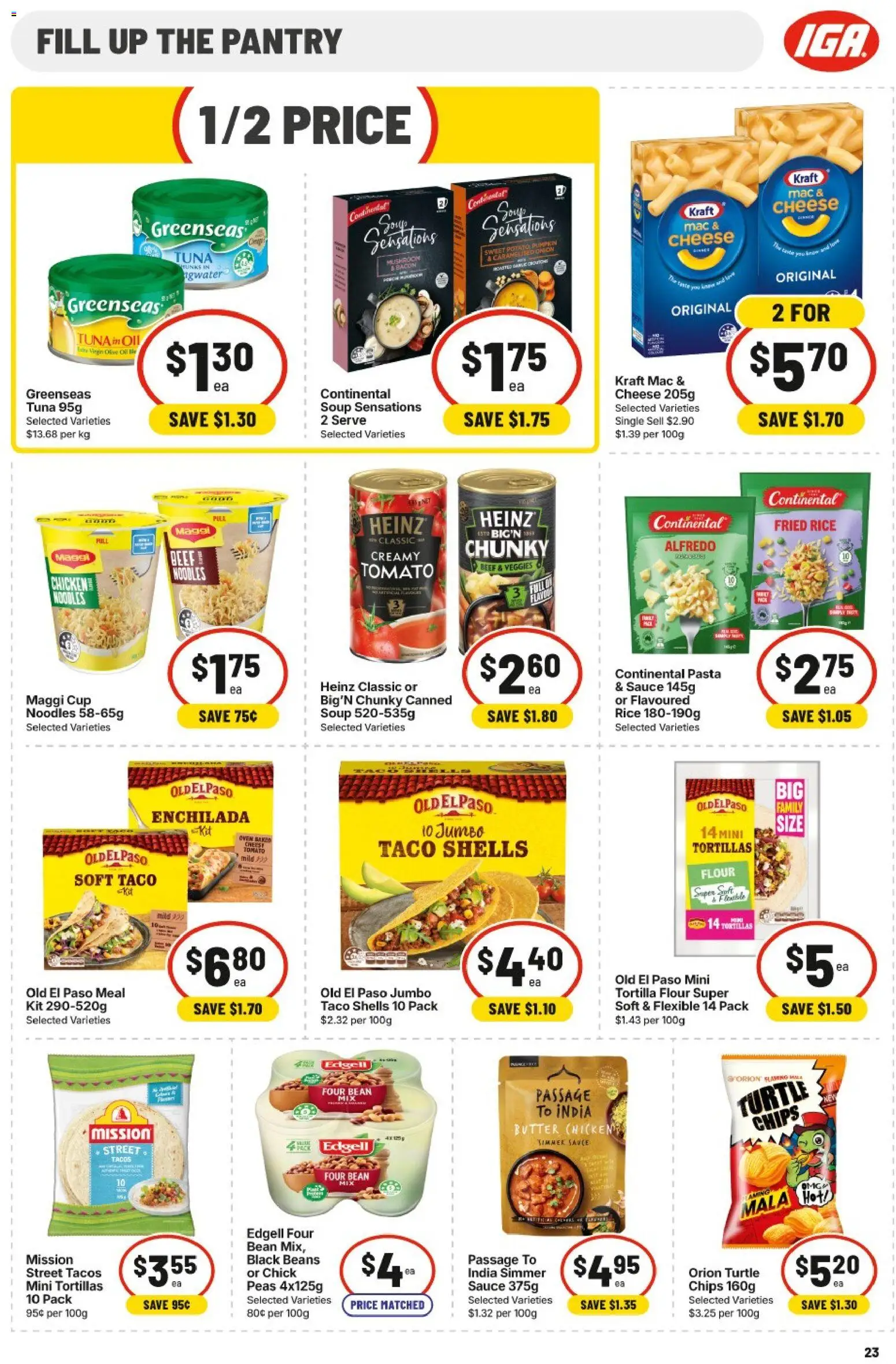 IGA catalogue - valid from 15/07/2026 | Page: 22 | Products: Bacon, Oil, Chicken, Olive oil