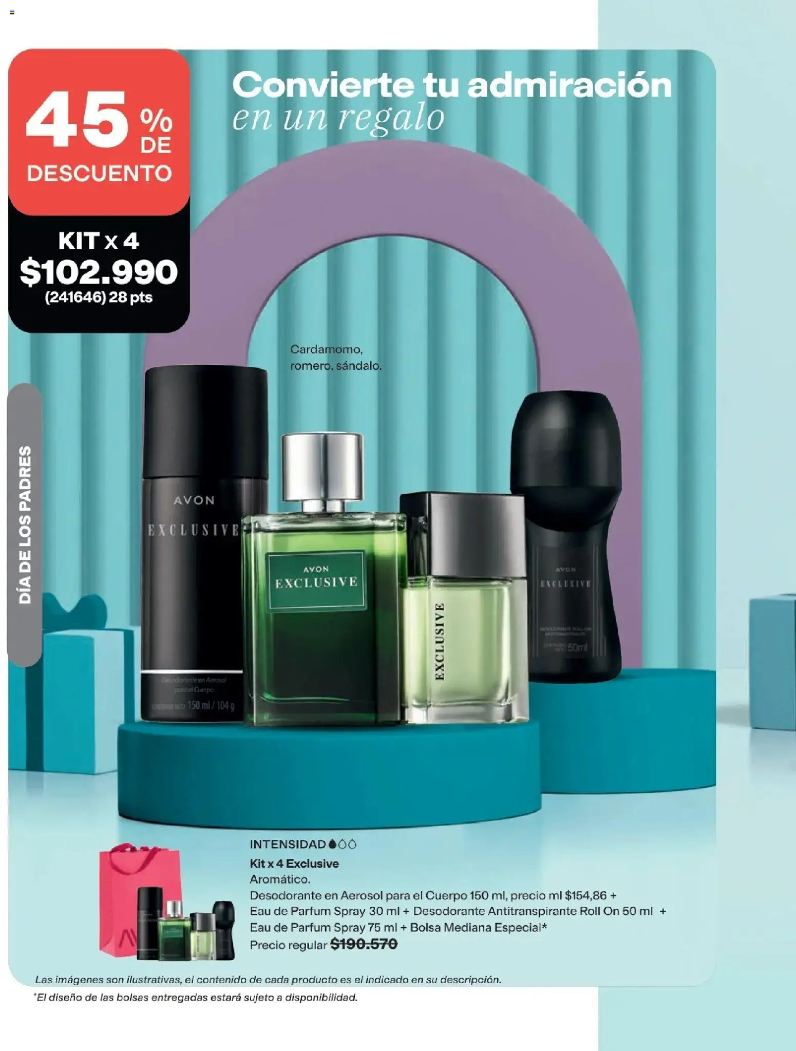 Avon revista - valida desde el 01.09.2026 | Página: 43 | Productos: Bolsa, Desodorante, Antitranspirante
