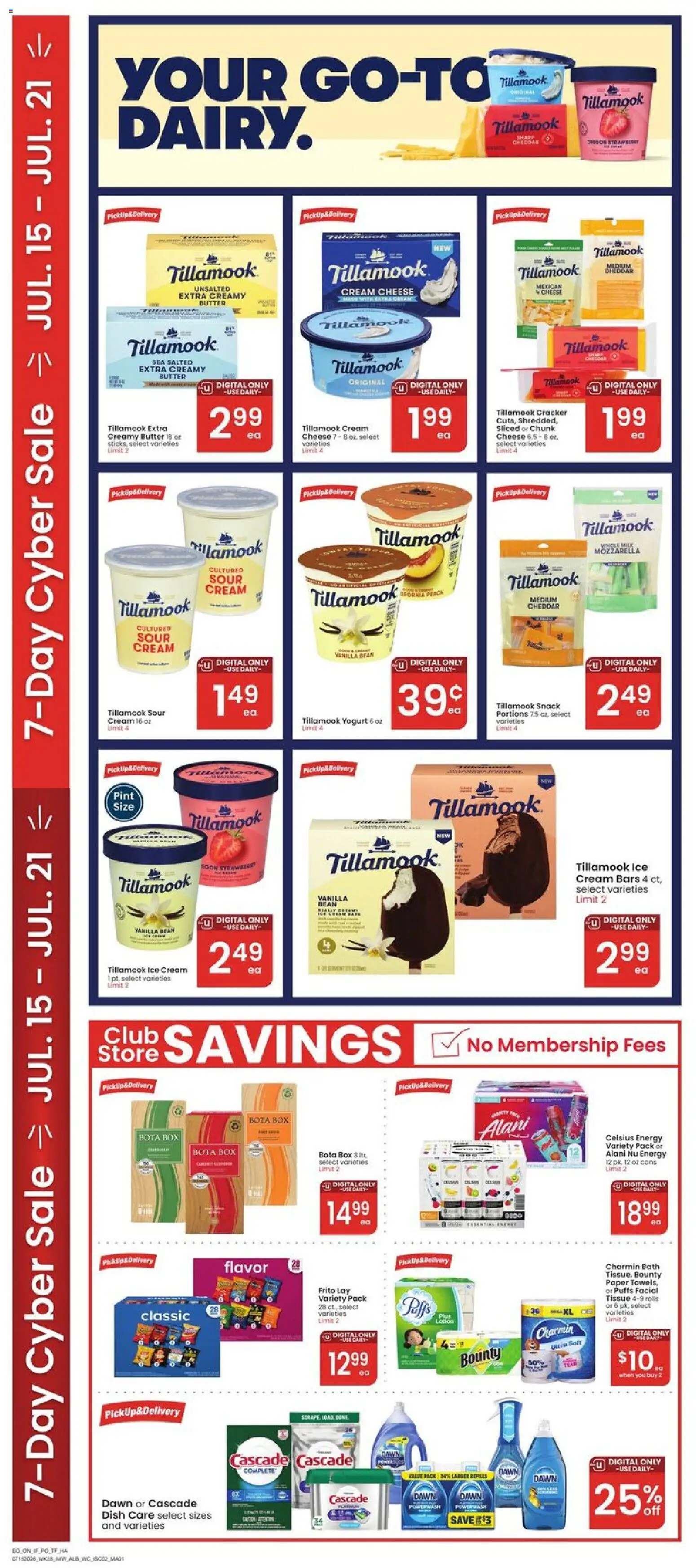 Albertsons Weekly Ad - valid from 07/15/2026 | Page: 5 | Products: Bath, Butter, Yogurt, Ice cream
