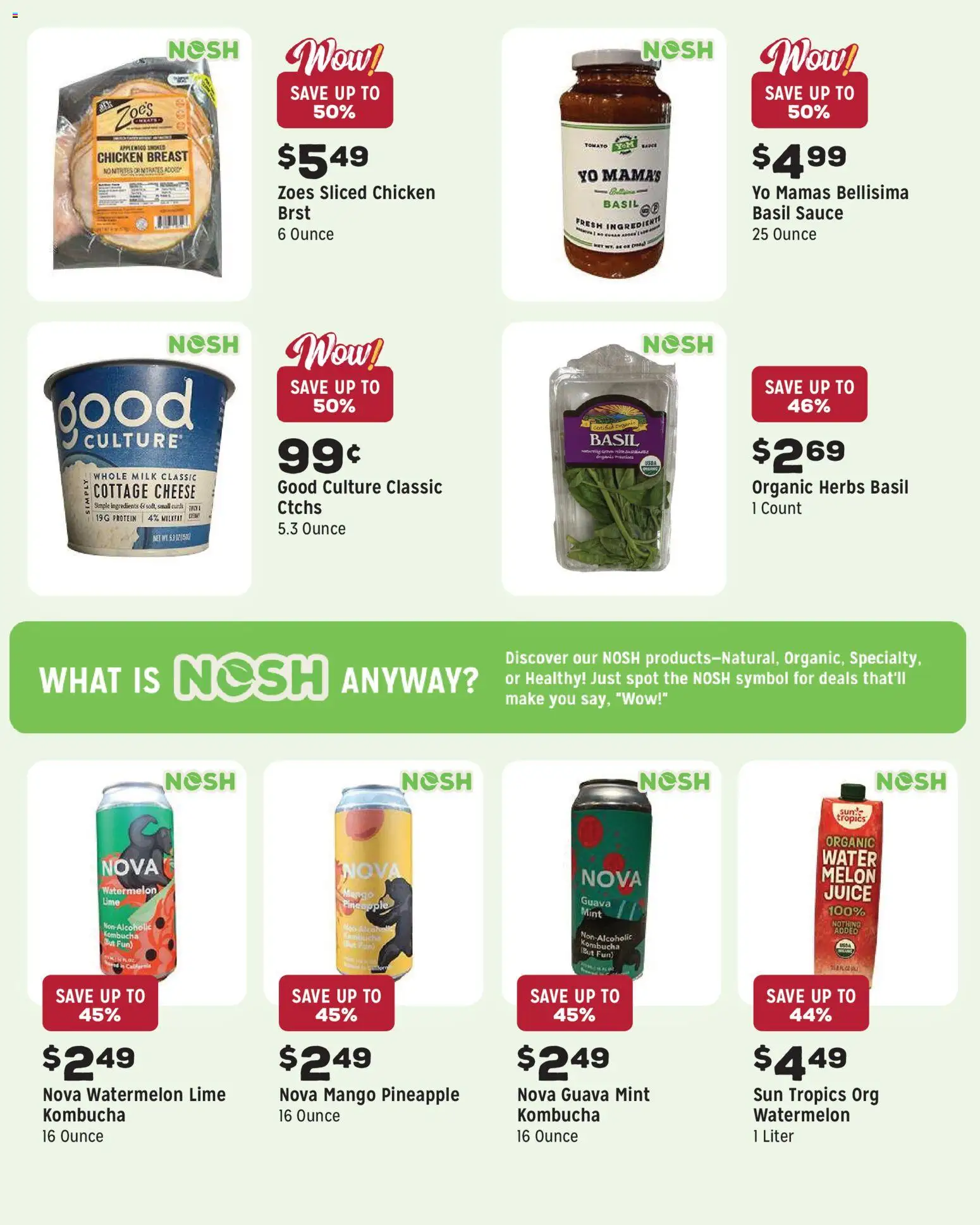 Grocery Outlet Weekly Ad - CA - valid from 10.06.2026 | Page: 10 | Products: Cottage cheese, Water, Sauce, Watermelon