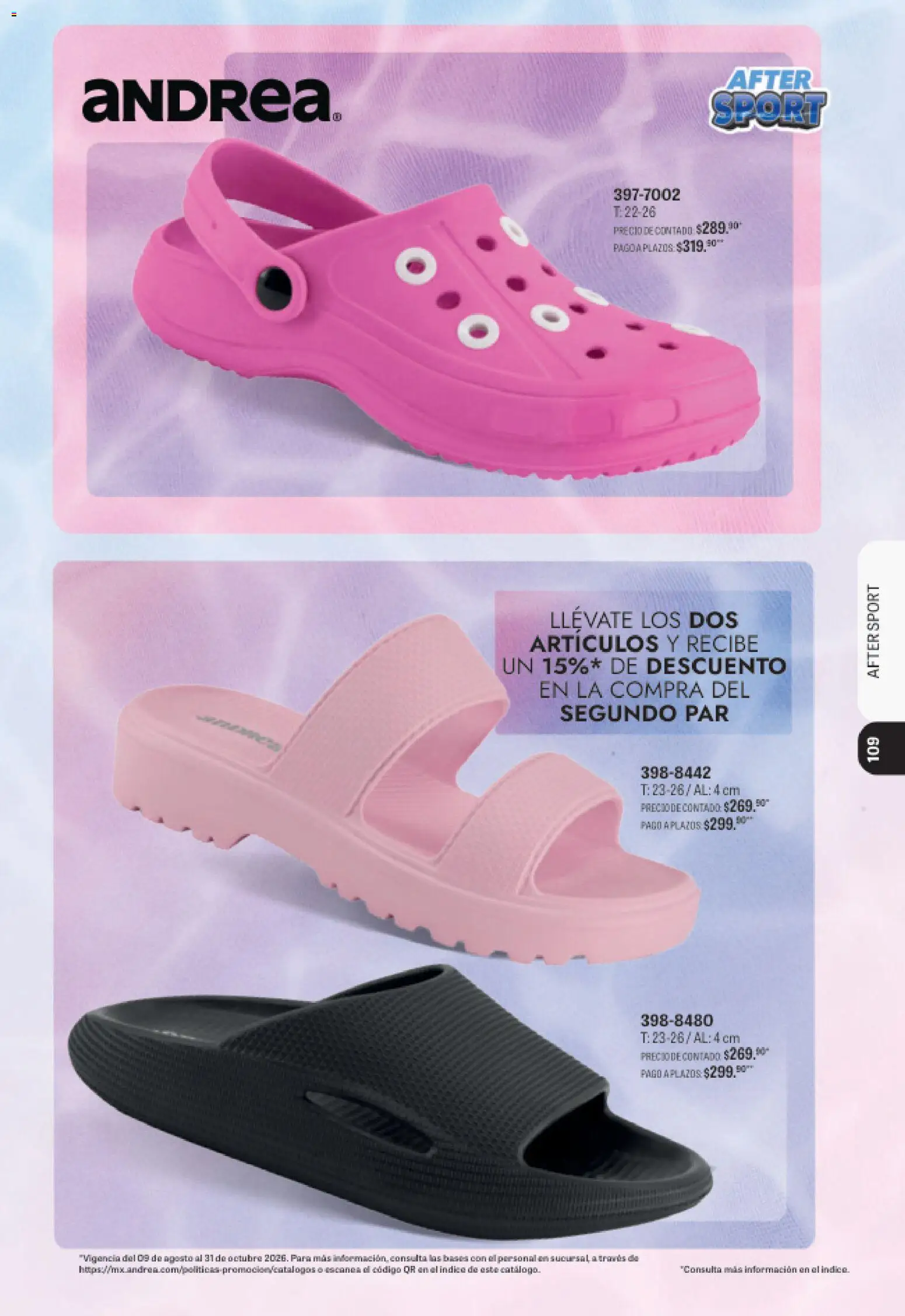 Nuevas ofertas de Andrea válidas en toda la República Mexicana desde el 23/08/2026. ¡Encuentra las mejores ofertas en Andrea catálogo Sport! | Página: 98