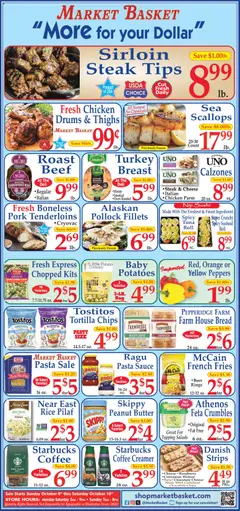Preview of Market Basket weekly ads valid from 10/04/2026