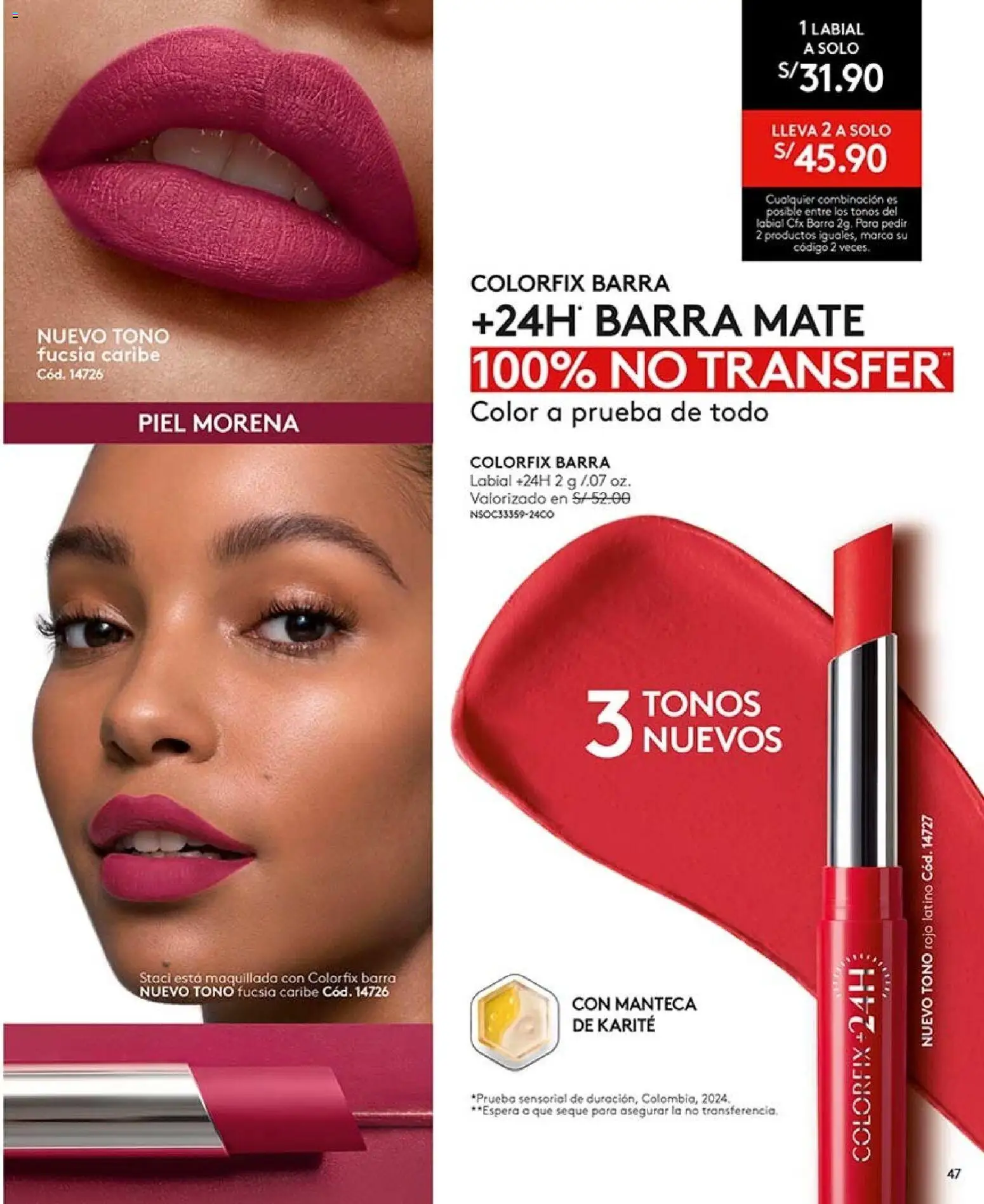 Catálogo Ésika válido desde 22/08/2026 | Página: 47 | Productos: Manteca, Manteca de karité