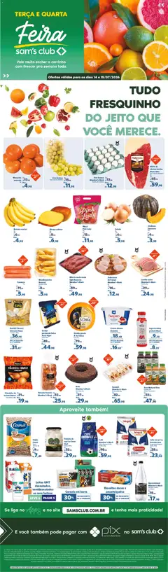 Sam's Club - Ofertas da semana - Pré-Visualização do folheto da loja Sam's Club, válido de 14/07/2026