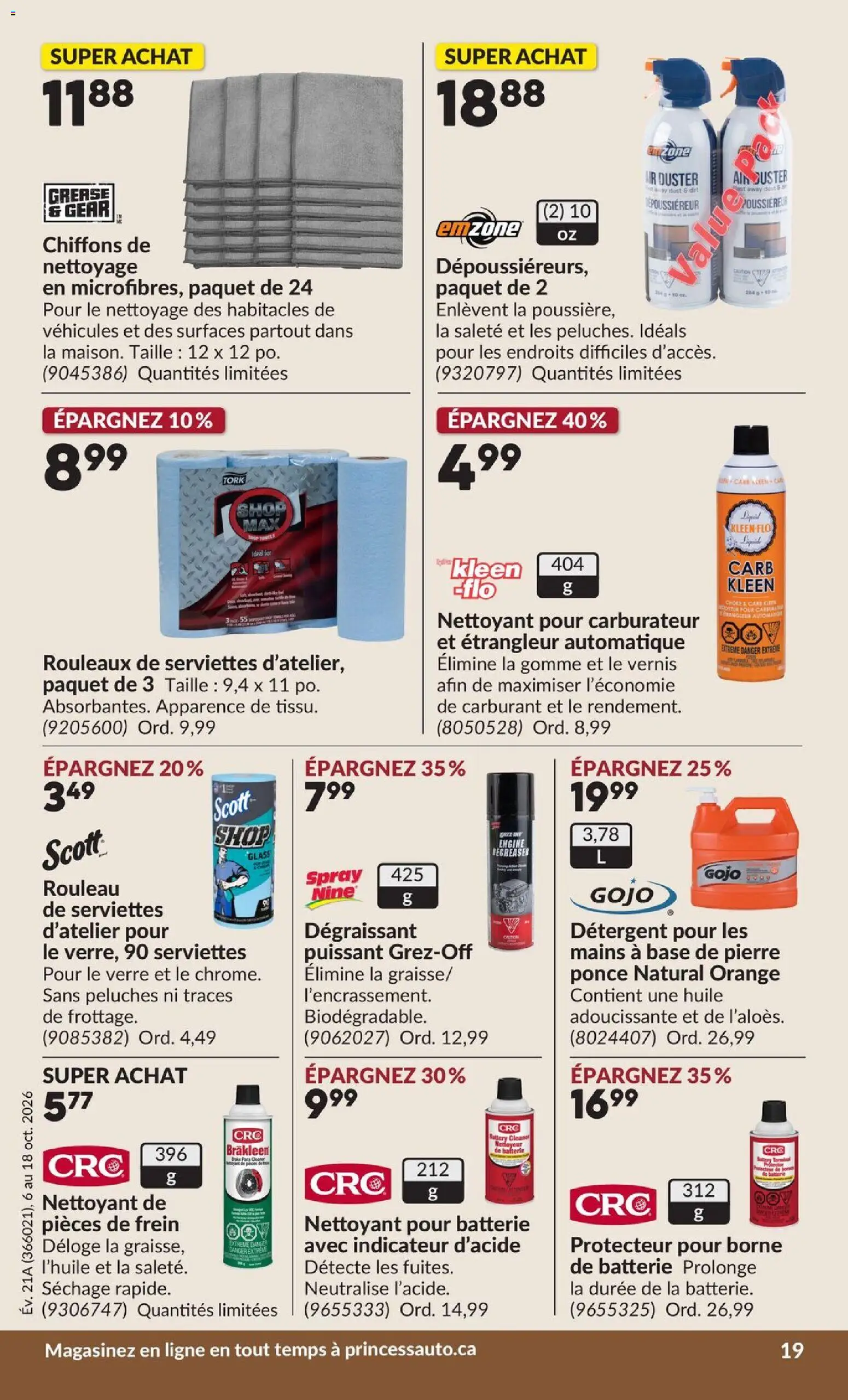 Princess Auto flyer valid from Oct 6, 2026 | Page: 24 | Products: Detergent
