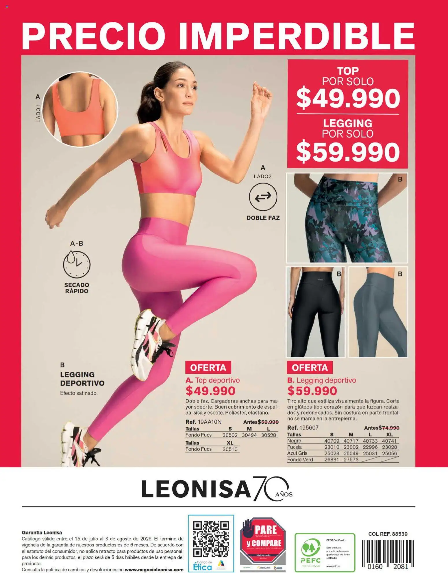 Leonisa revista - valida desde el 15/07/2026 | Página: 212 | Productos: Top