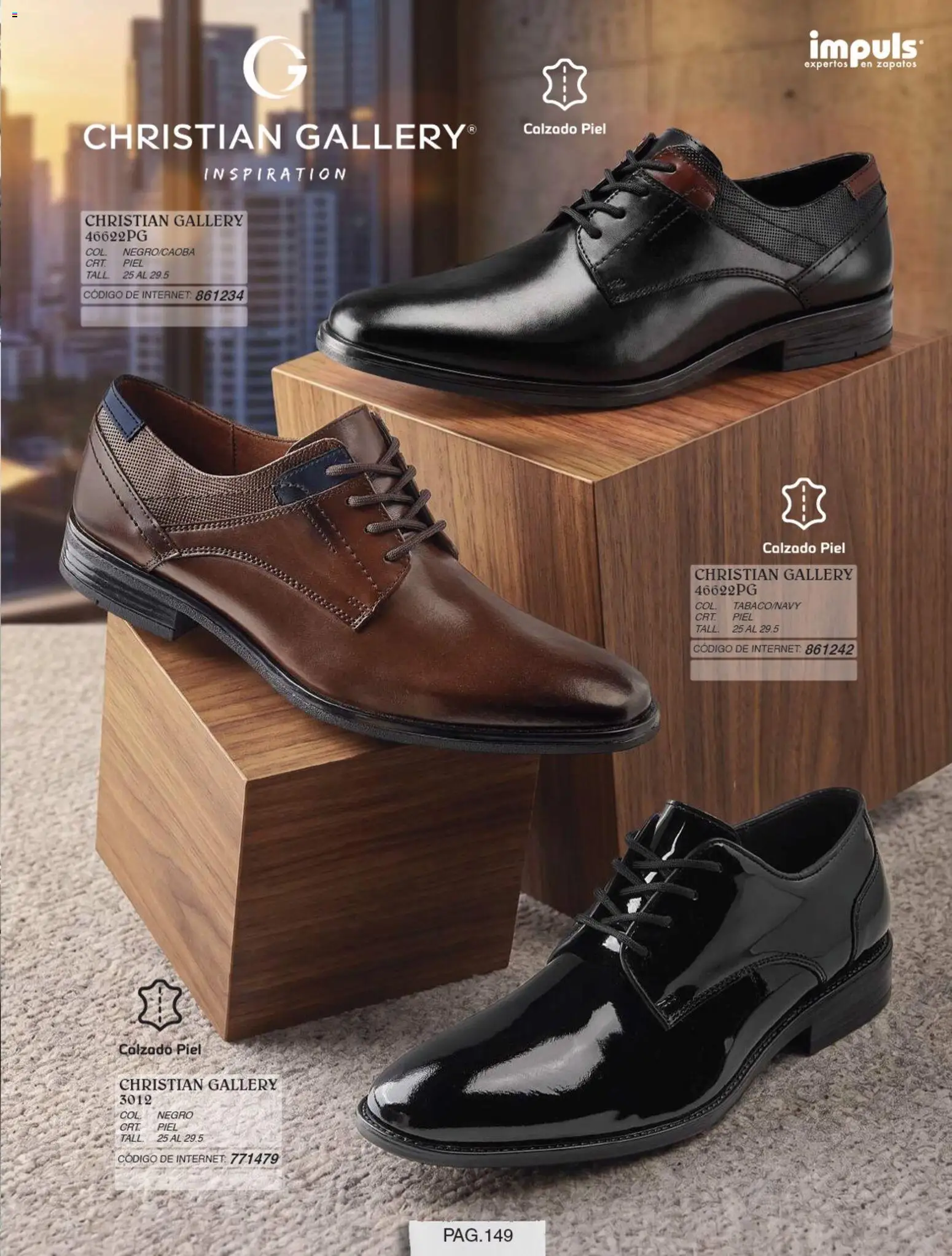 Nuevas ofertas de Impuls válidas en toda la República Mexicana desde el 01/07/2026. ¡Encuentra las mejores ofertas en Impuls catálogo Caballero! | Página: 151 | Productos: Zapatos