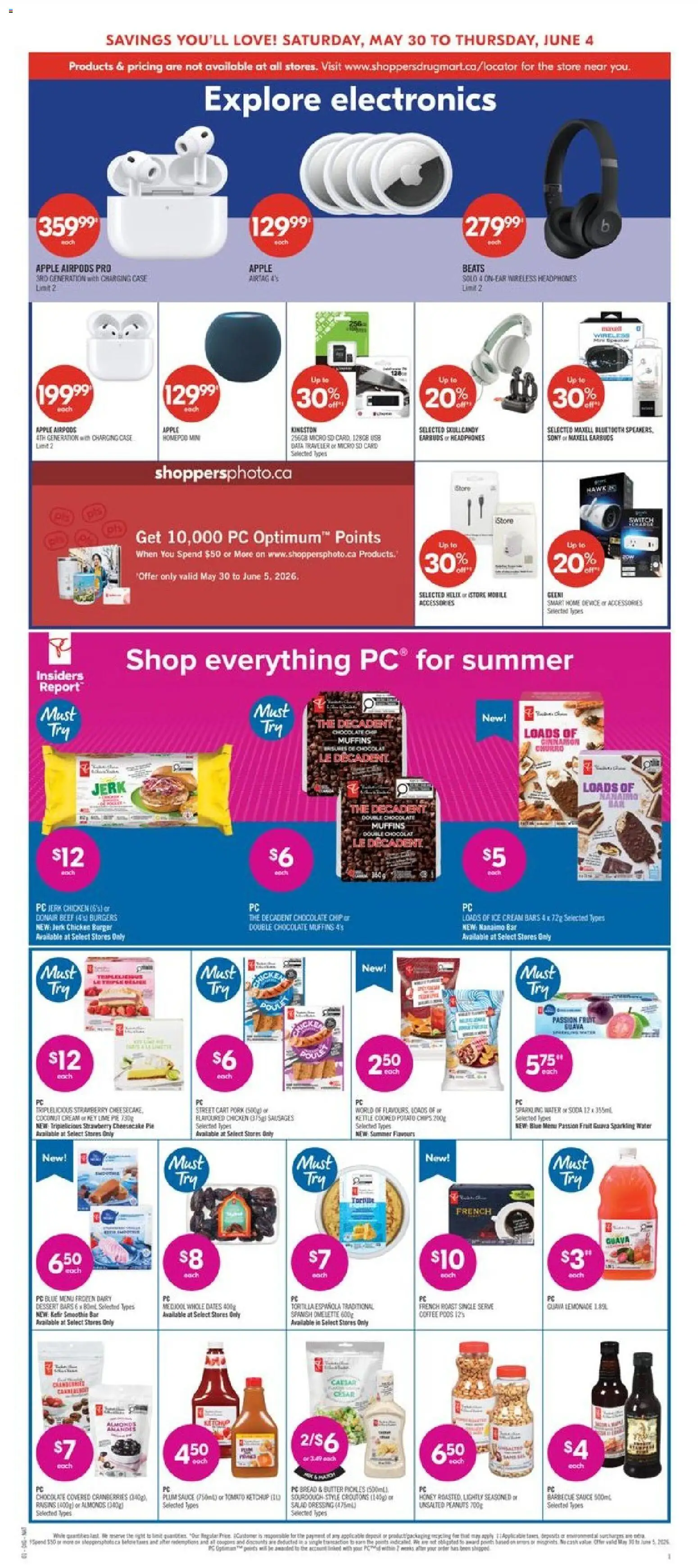 Shoppers flyer valid from 29.05.2026 | Page: 9 | Products: Beef, PC, Kettle, Chicken