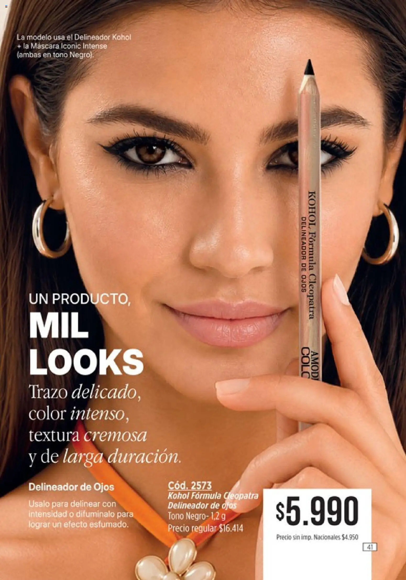 Catálogo Amodil Campaña 15 │ válido desde el 26/08/2026 | Página: 41 | Productos: Máscara, Delineador de ojos, Delineador