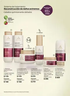 Vista previa de Natura campaña 14 2026, nuevo folleto de la tienda, válido en México a partir del 11/09/2026 | Página: 142 | Productos: Serum, Mascarilla, Callos, Acondicionador