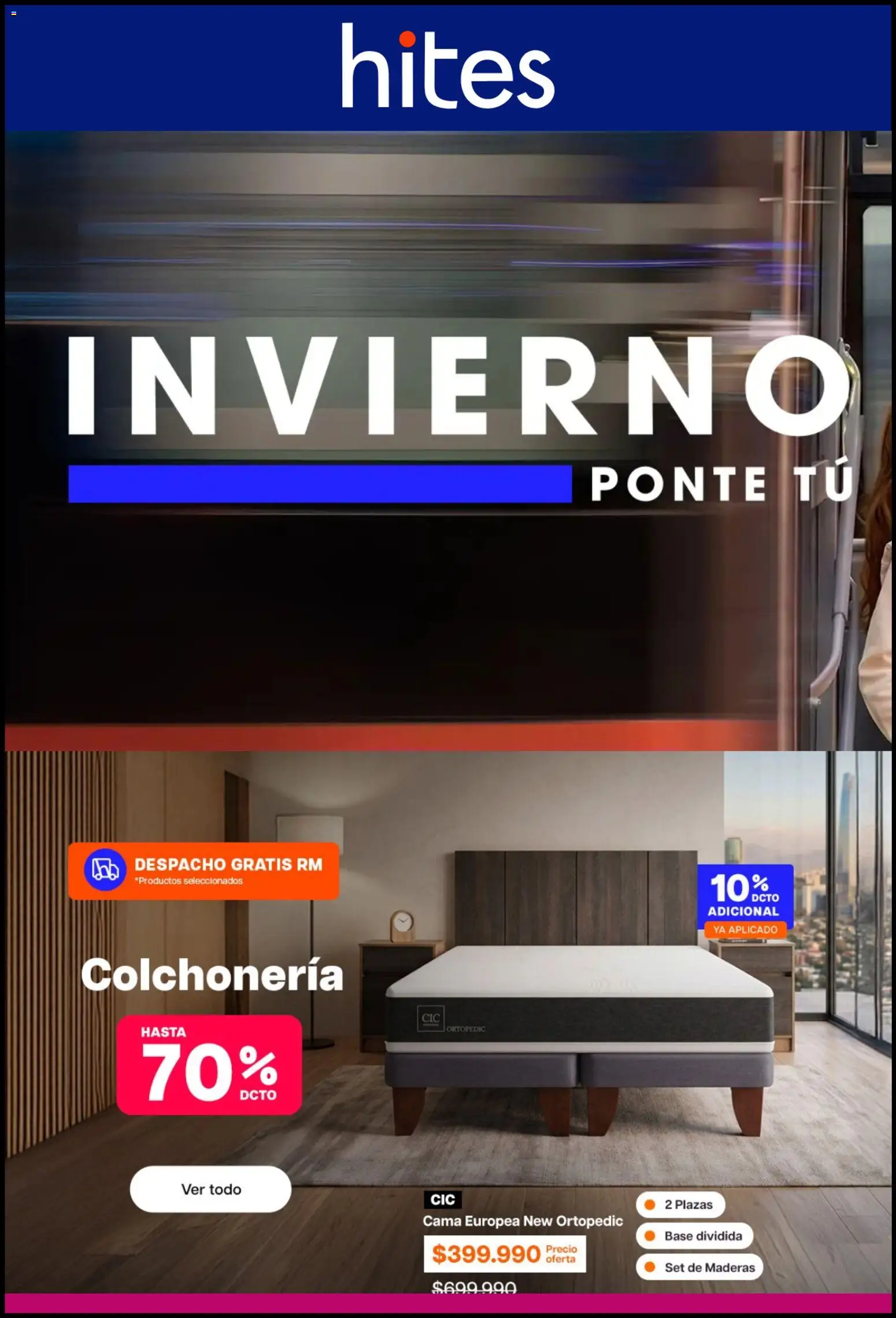 Hites Ofertas │ válido desde el 17.05.2026 | Página: 1 | Productos: Cama, Base