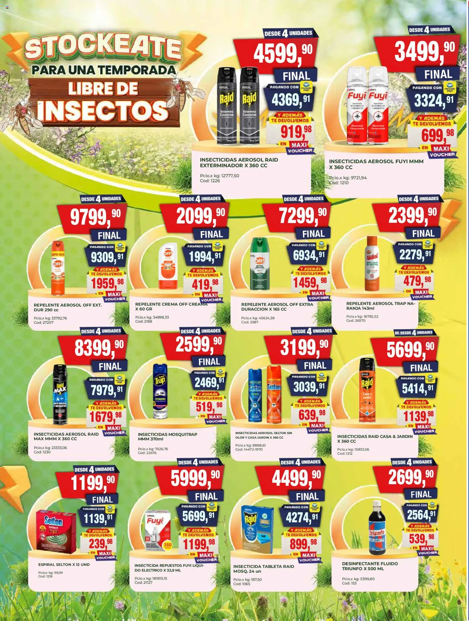 Maxiconsumo ofertas │ válido desde el 16.03.2026 | Página: 26 | Productos: Tableta, Repelente, Desinfectante, Crema