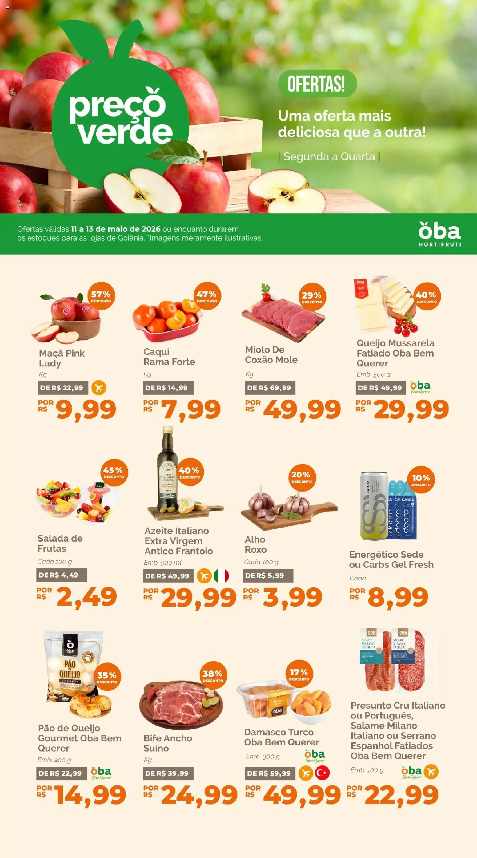 Oba Hortifruti Folheto - válido de 11.05.2026 | Página: 1