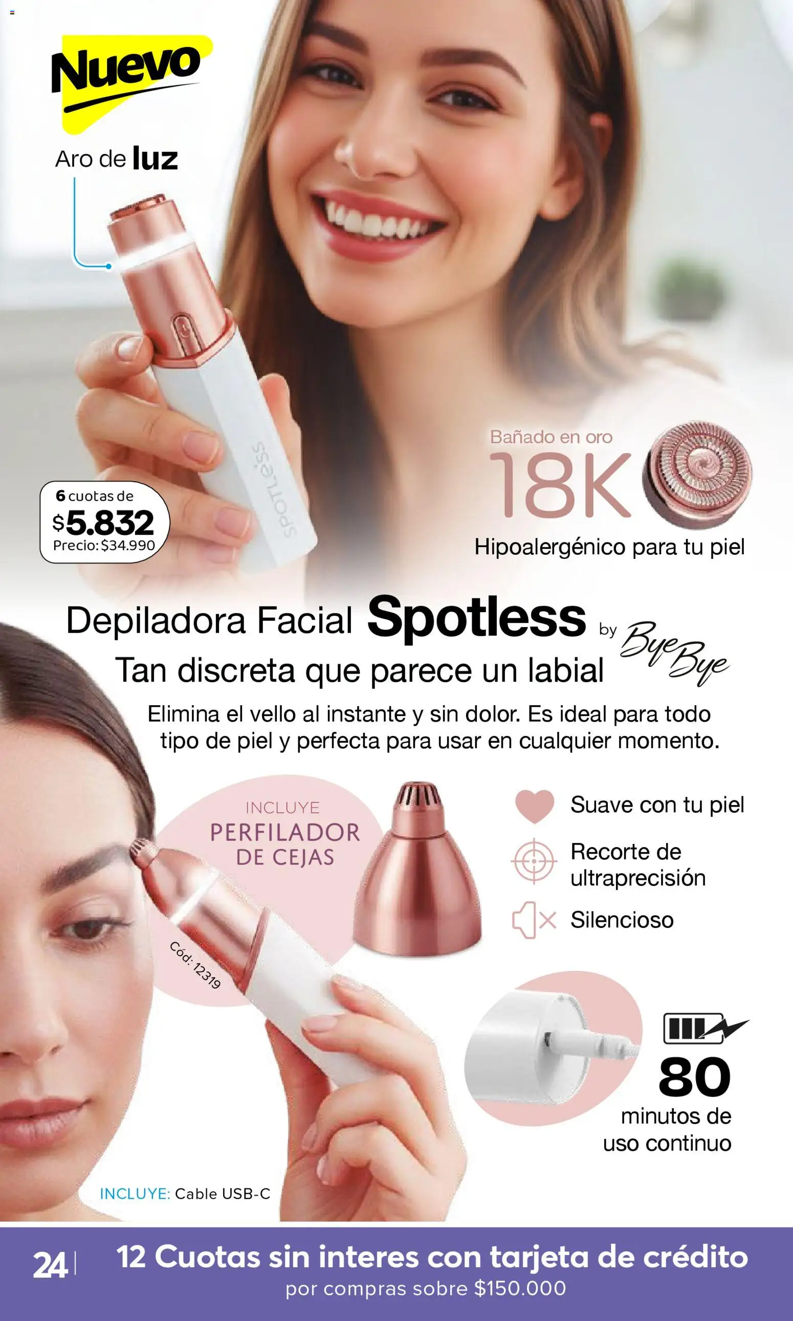 A3D ofertas  │ válido desde el 12.03.2026 | Página: 24 | Productos: Perfilador, Cable, Depiladora, Labial