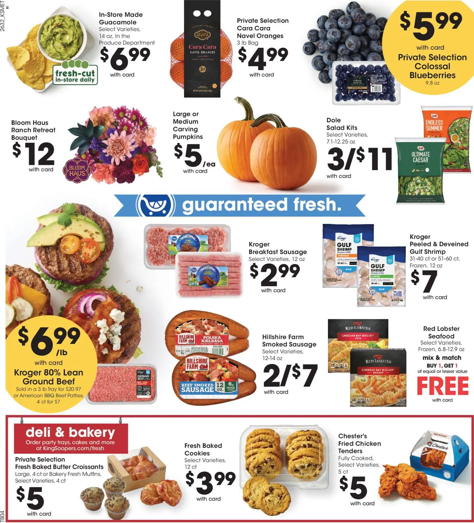 King Soopers Weekly Ad - valid from 09/09/2026 | Page: 12 | Products: Bakery, Guacamole, Beef, Croissants