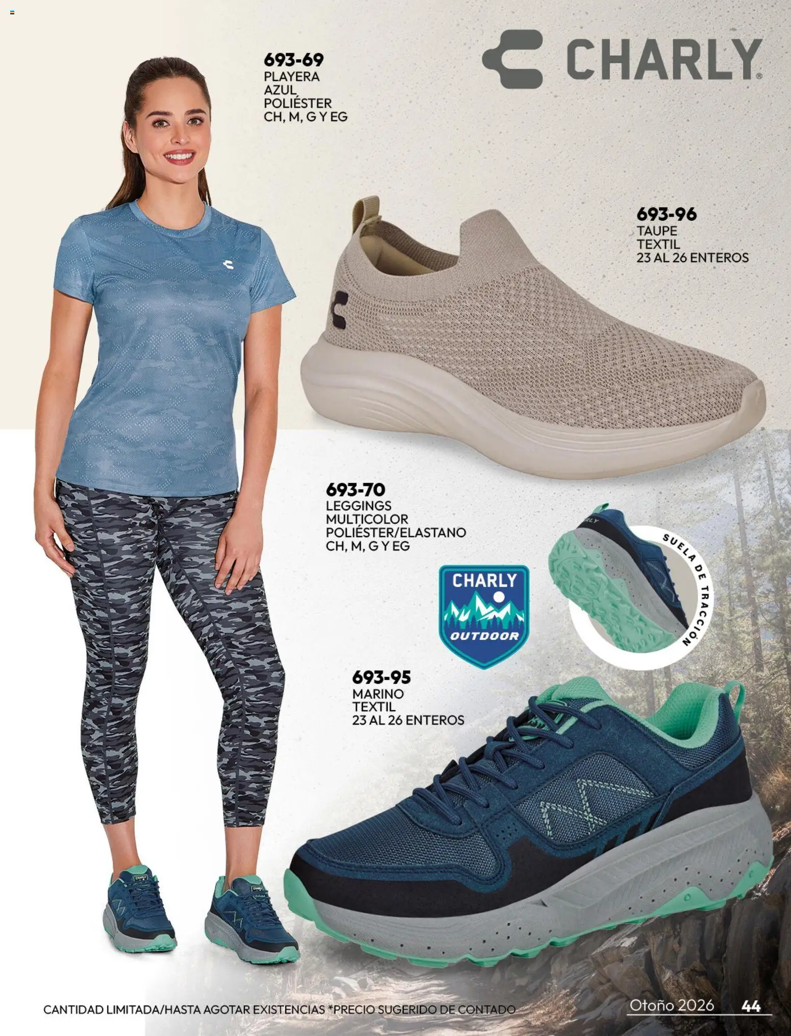 Nuevas ofertas de Cklass válidas en toda la República Mexicana desde el 08/07/2026. ¡Encuentra las mejores ofertas en Cklass catálogo Sportbrands dama! | Página: 45 | Productos: Leggings, Playera