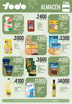 Vista previa Supermercados TODO catálogo válido desde el 22/09/2026 | Página: 3 | Productos: Aceite, Leche, Tomates, Arroz
