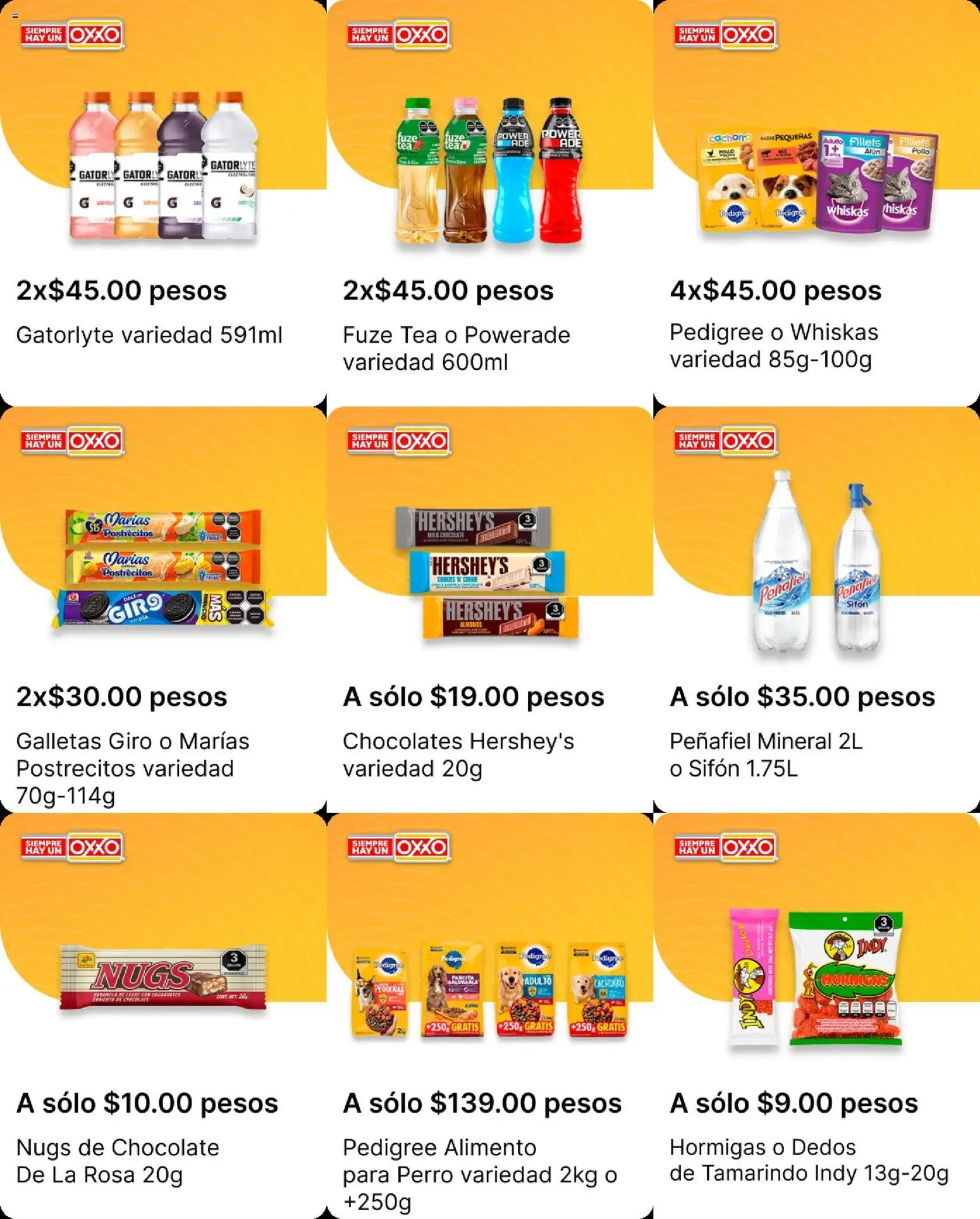 Nuevas ofertas de OXXO válidas en toda la República Mexicana desde el 03/09/2026. ¡Encuentra las mejores ofertas en OXXO folleto! | Página: 7 | Productos: Cacahuates, Pollo, Leche, Galletas
